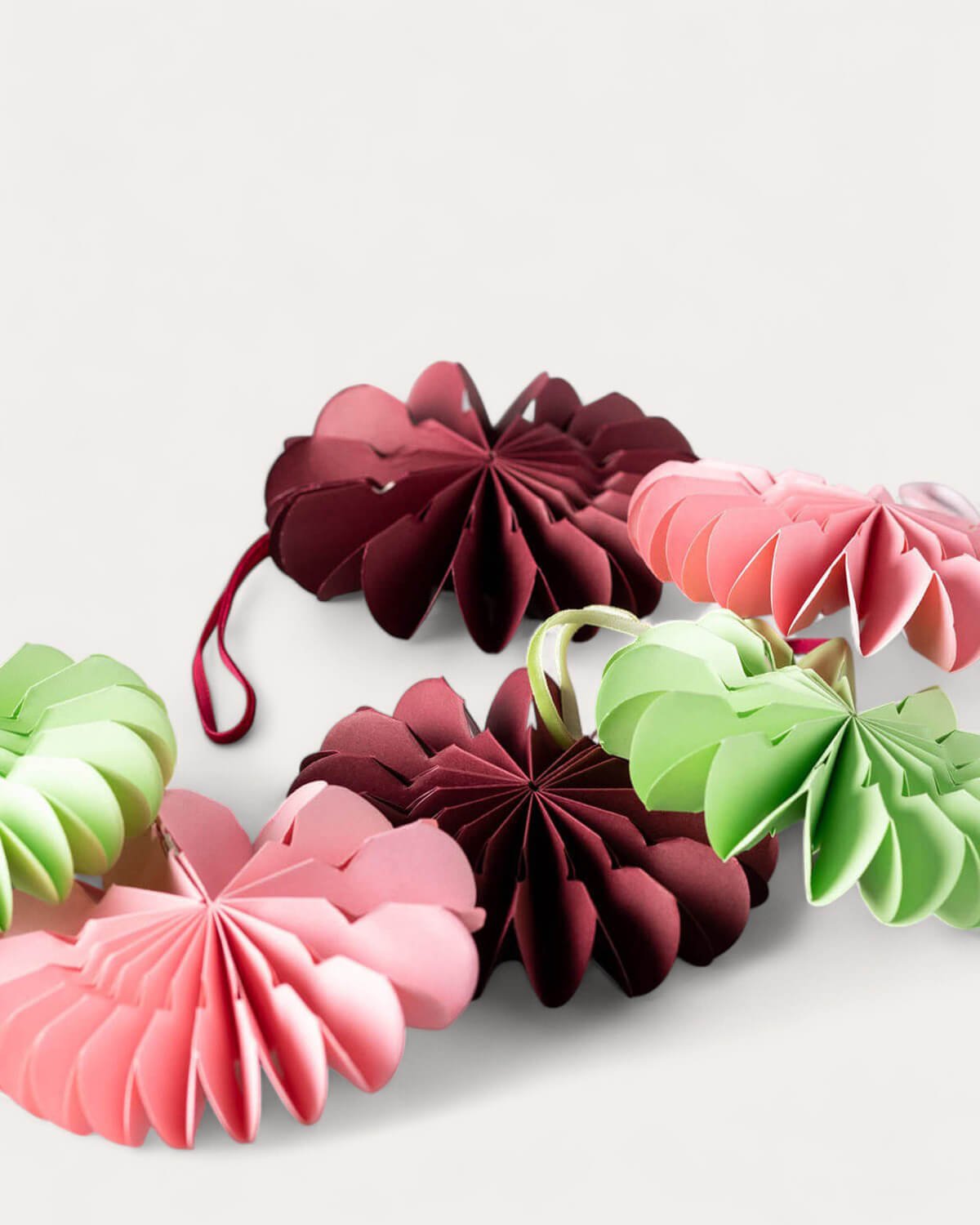 Set of 6 Decorative Garlands Craft Offset Roul , gallery image 1