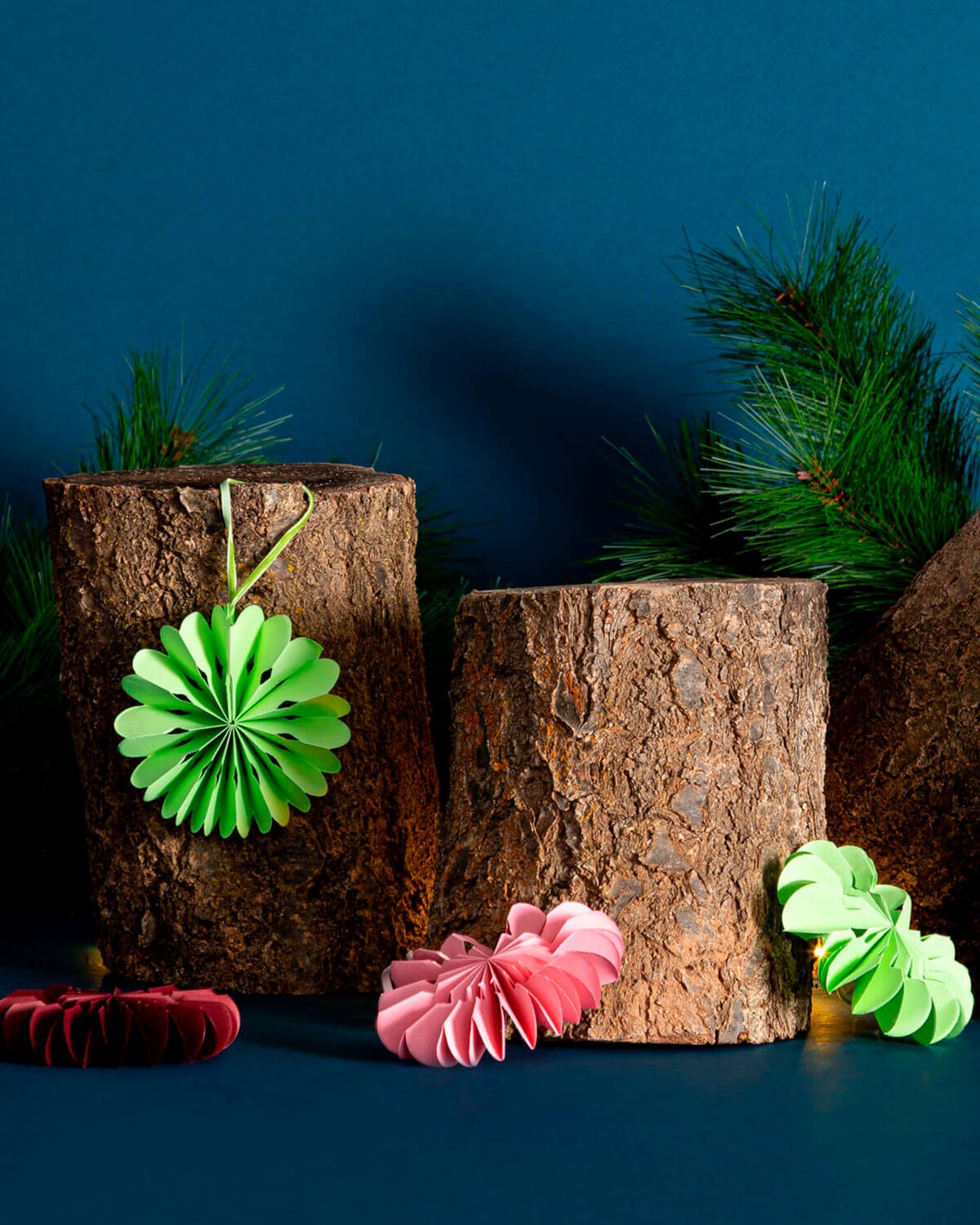 Set of 6 Decorative Garlands Craft Offset Roul , gallery image 2