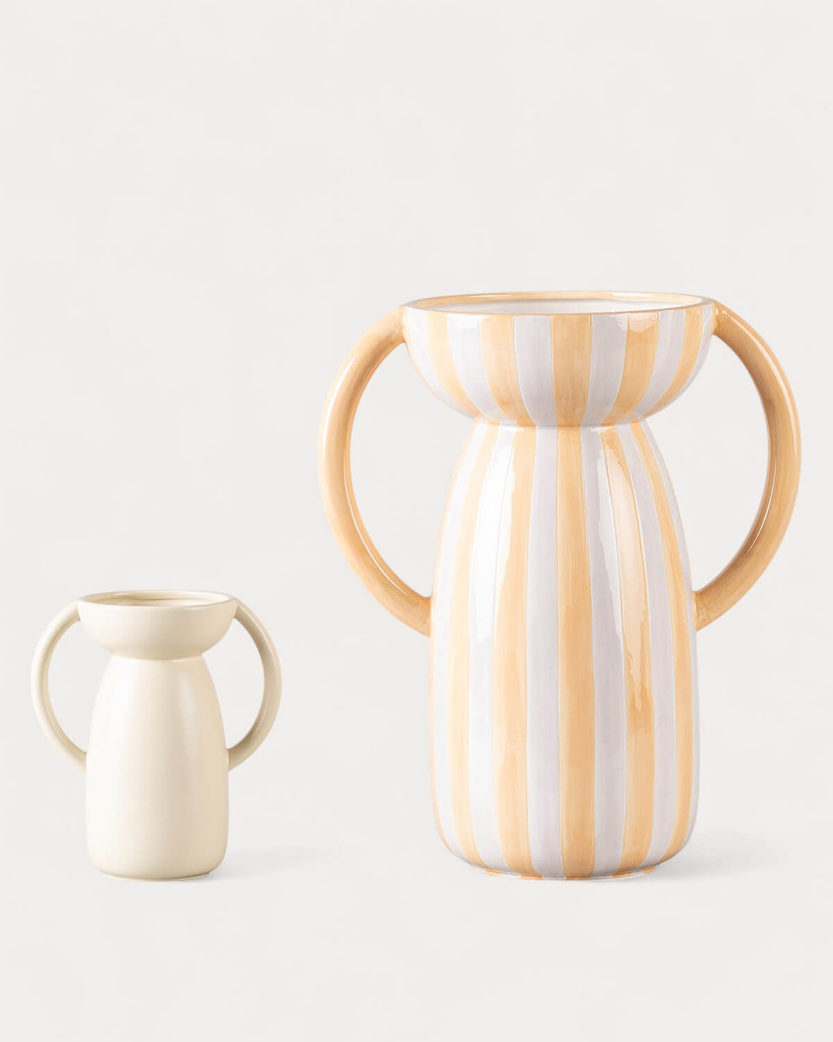 Tall Dolomite Vase XL Litchi Lines, gallery image 4