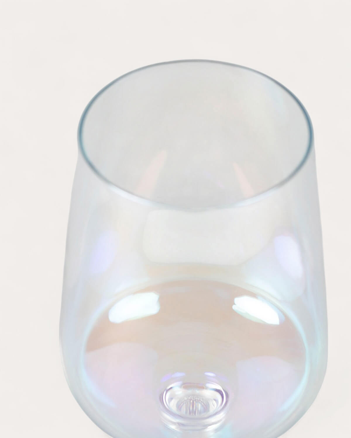 Pack of 4 Iridescent Glass Red Wine Glasses Odin, gallery image 5