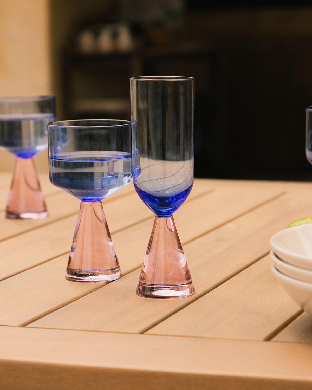 Pack of 4 Crystal Champagne Glasses Sevilla, gallery image 2