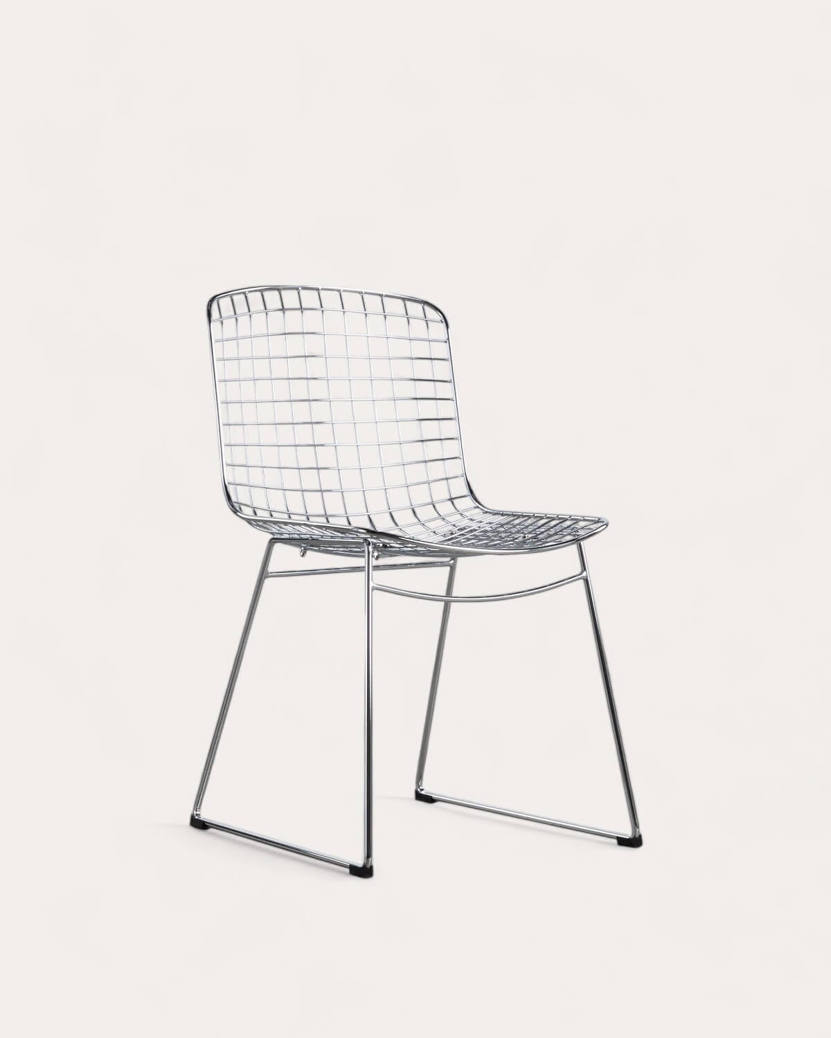 Aras High Back Steel Dining Chair Trend, gallery image 1