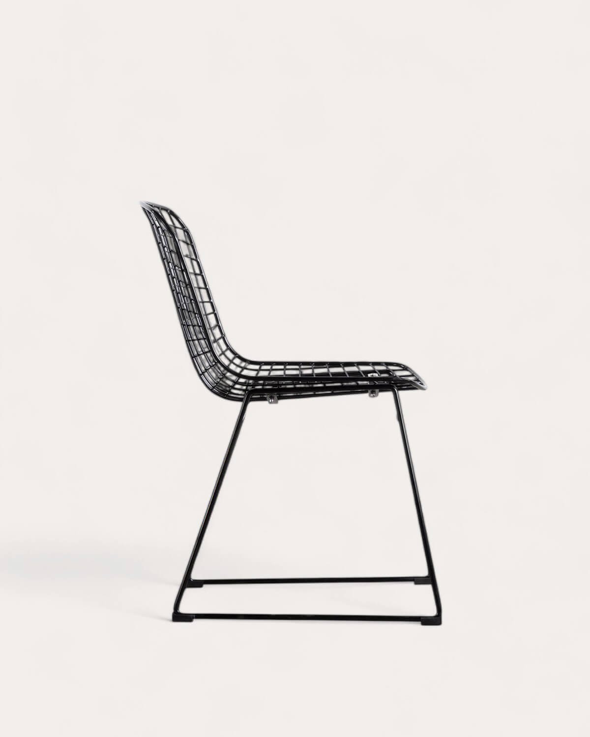 Aras High Back Steel Dining Chair Trend, gallery image 4