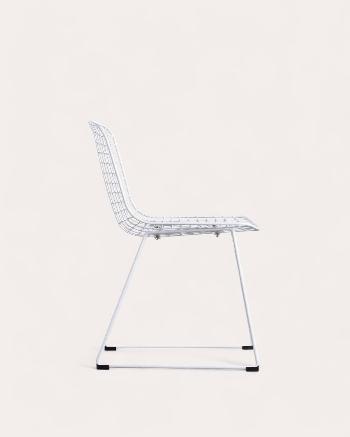 Pack 2 Steel Dining Chairs Aras High Back Trend, gallery image 4