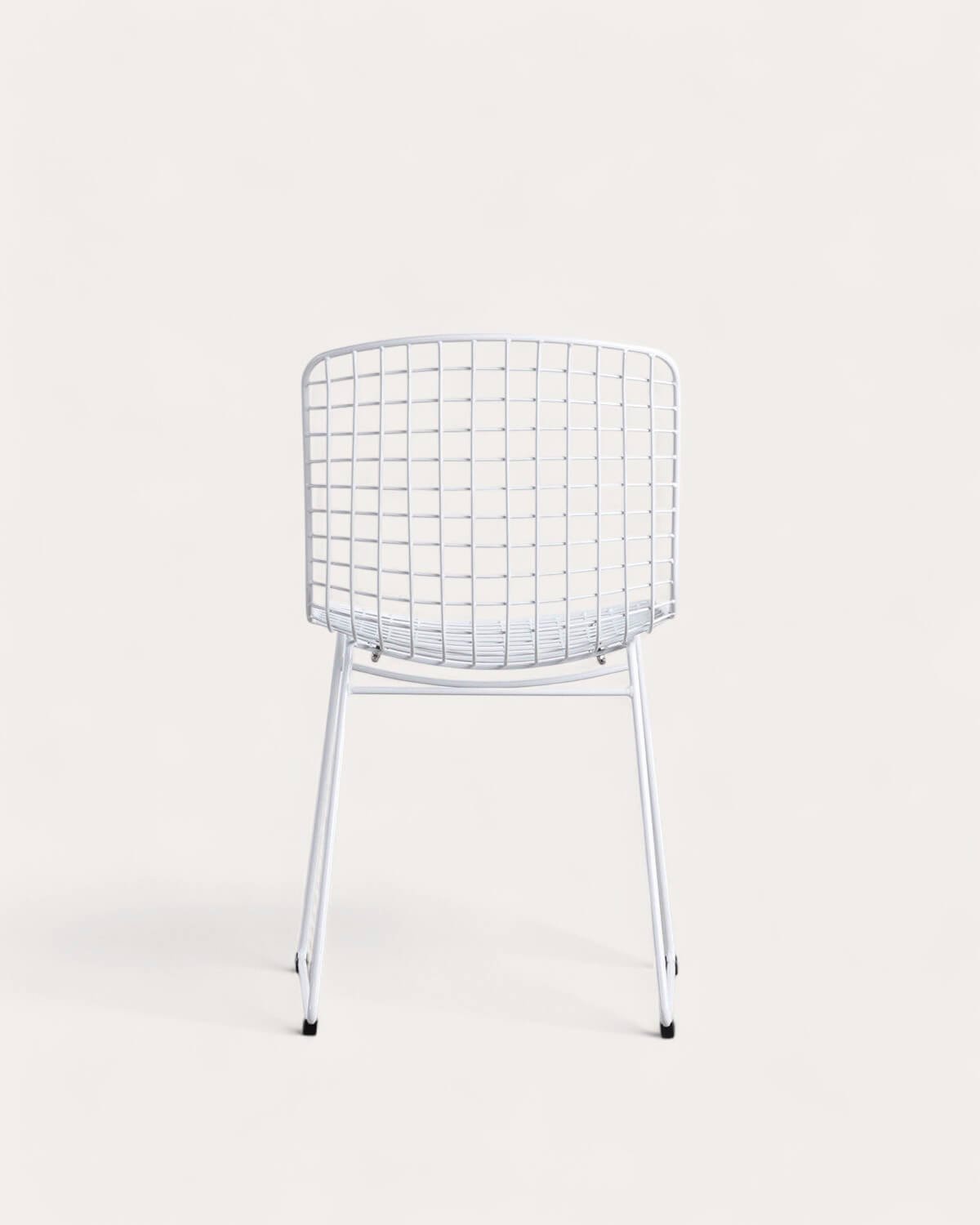 Pack 2 Steel Dining Chairs Aras High Back Trend, gallery image 5