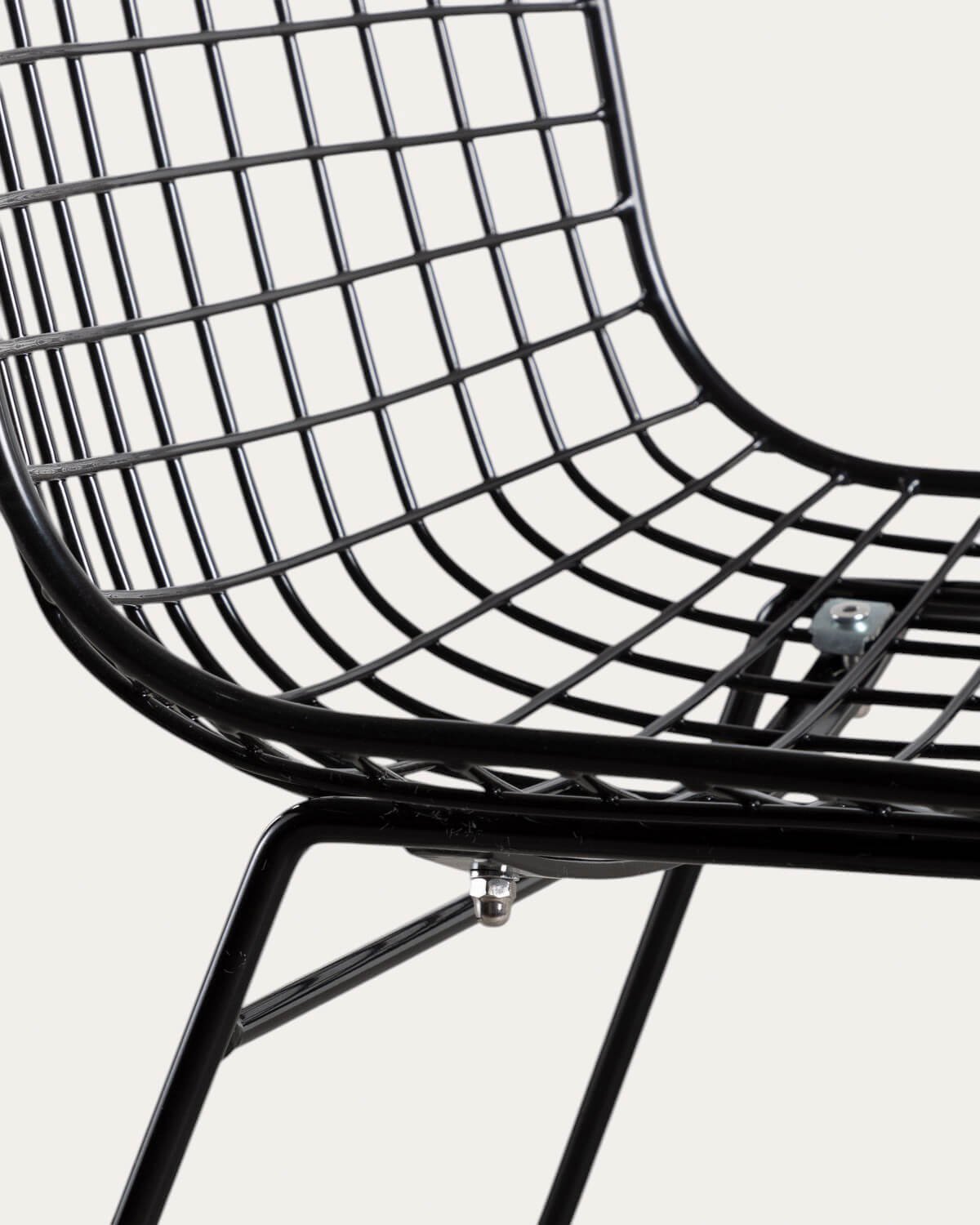 Pack 2 Steel Dining Chairs Aras Low Back Trend, gallery image 7