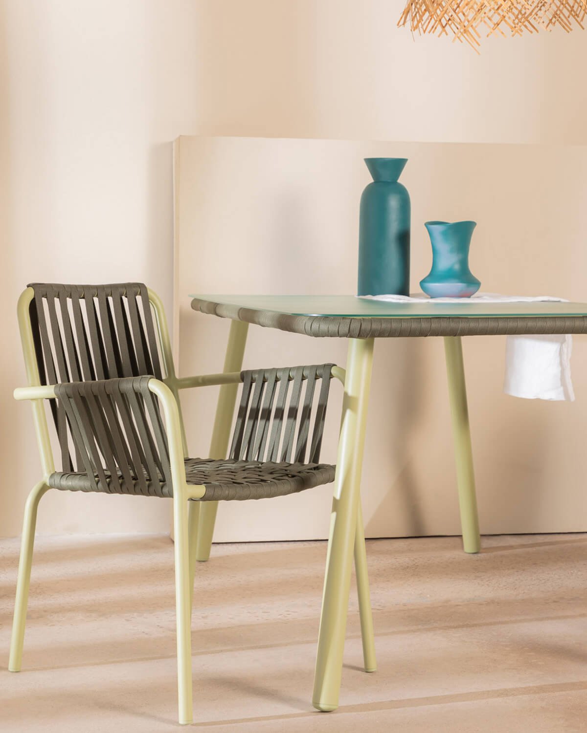 Aluminium and Rope Dining Chair Drian Trend, gallery image 2