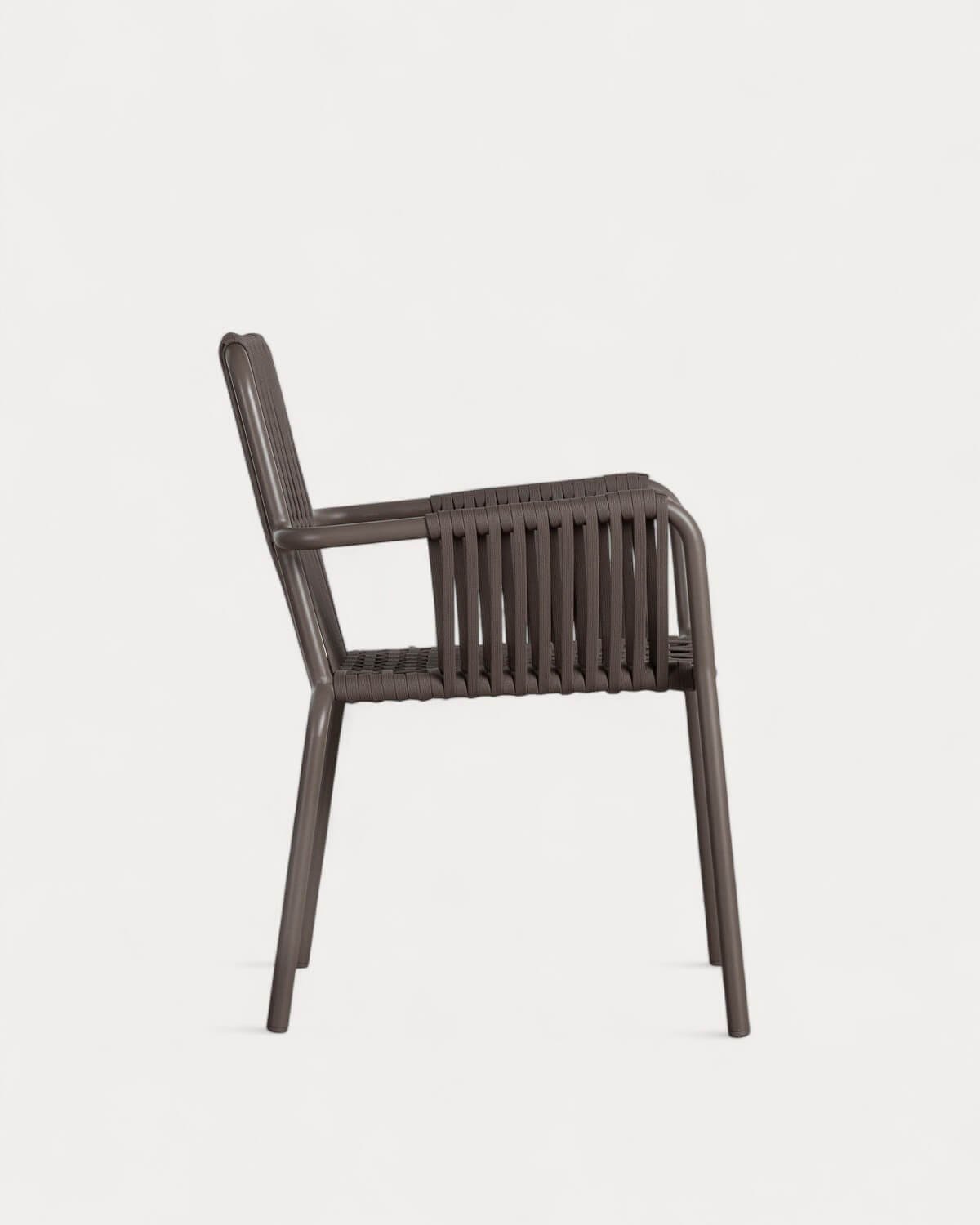Aluminium and Rope Dining Chair Drian Trend, gallery image 4