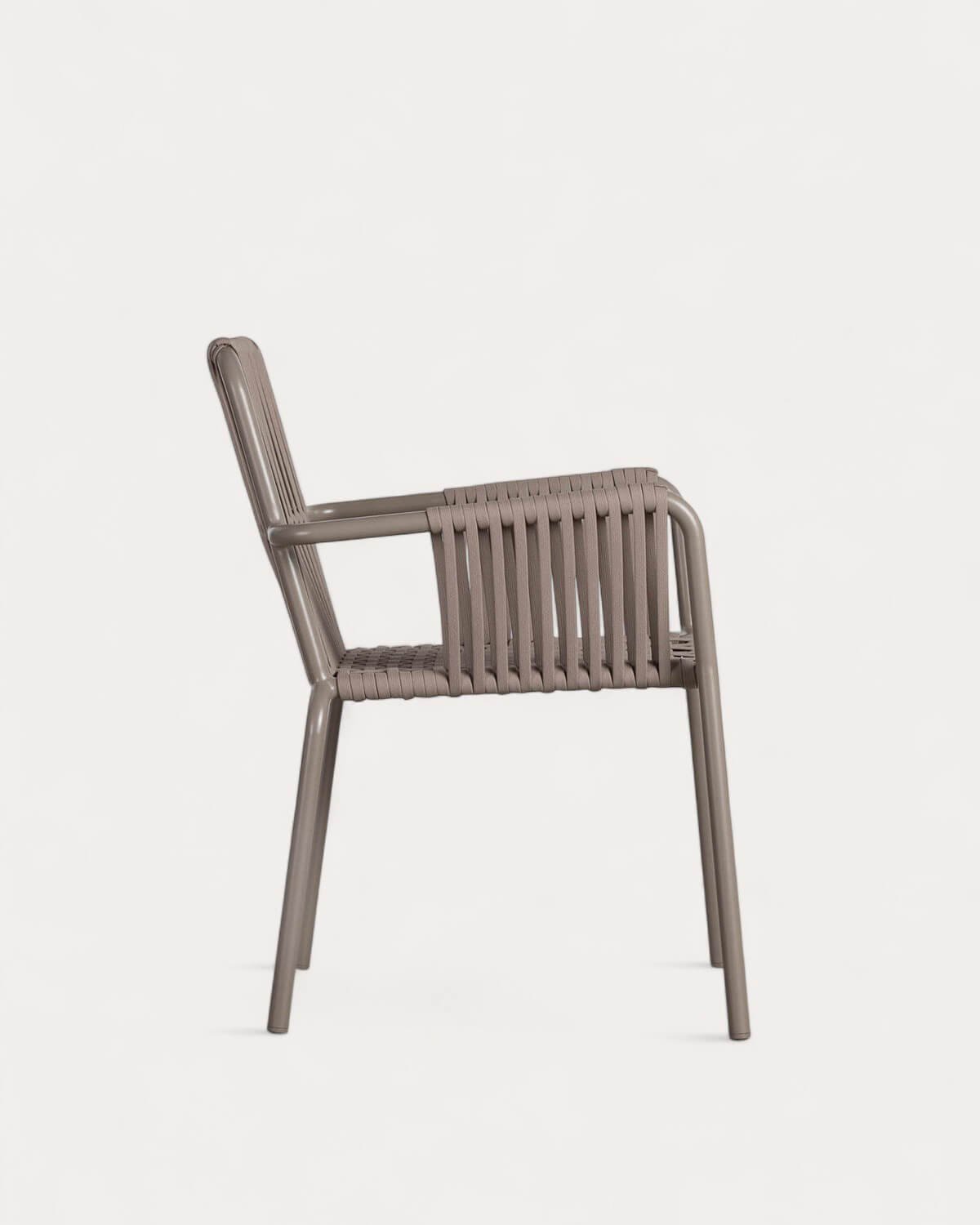 Aluminium and Rope Dining Chair Drian Trend, gallery image 4
