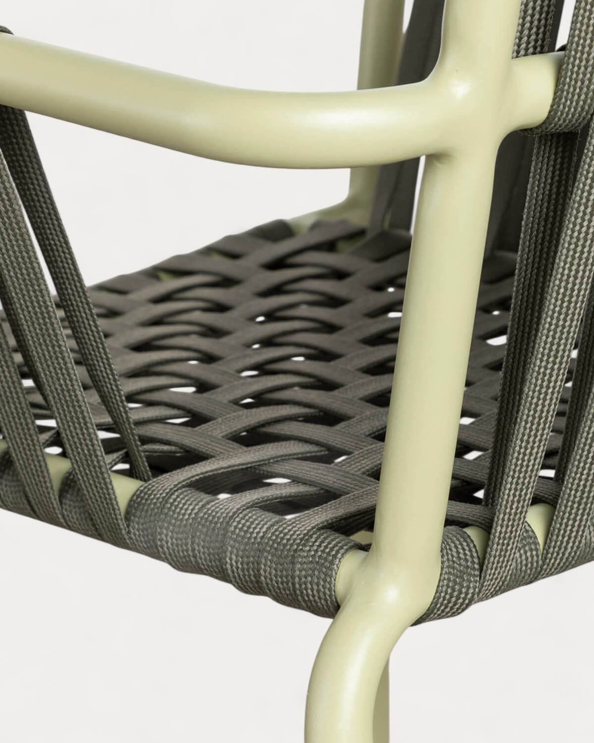 Aluminium and Rope Outdoor Dining Chair Drian Trend, gallery image 4
