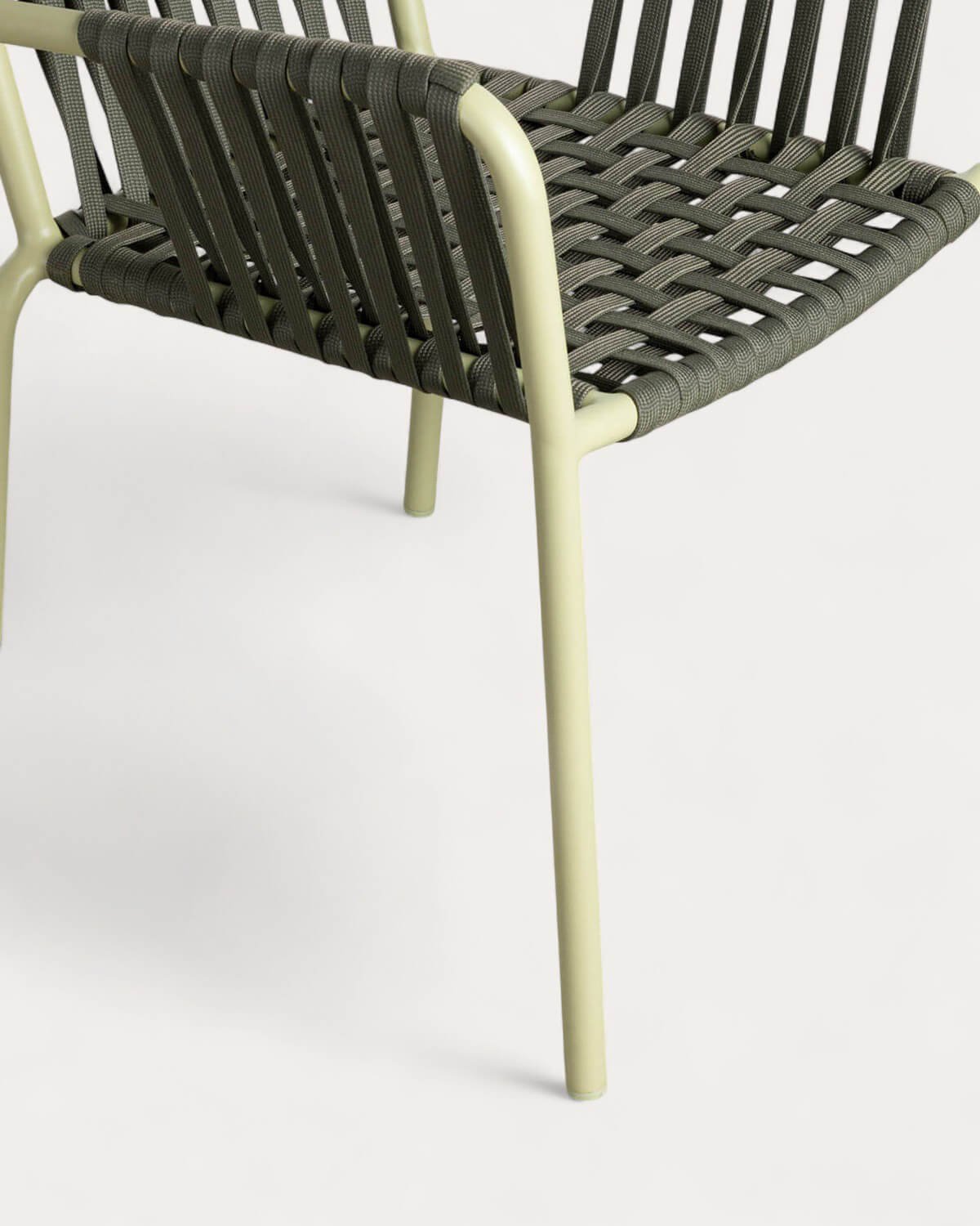 Aluminium and Rope Outdoor Dining Chair Drian Trend, gallery image 5