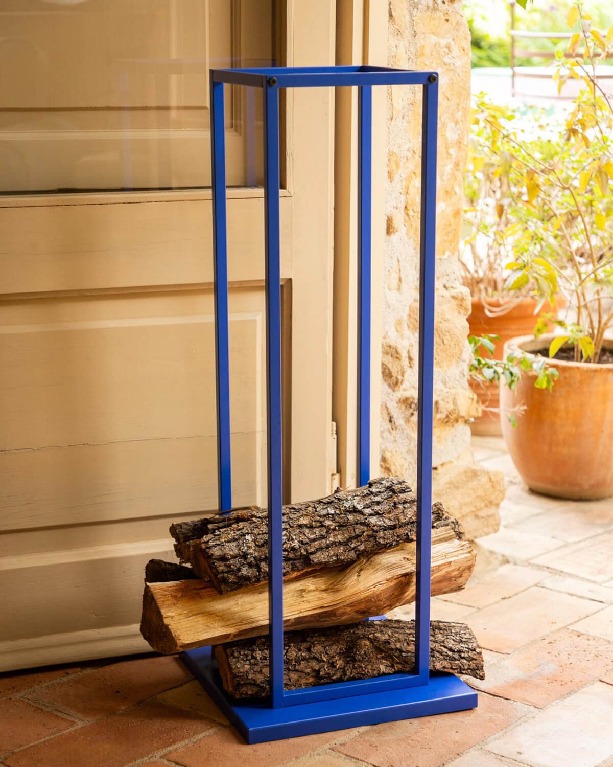 Metal Log Holder (85x33 cm) Lior, gallery image 2