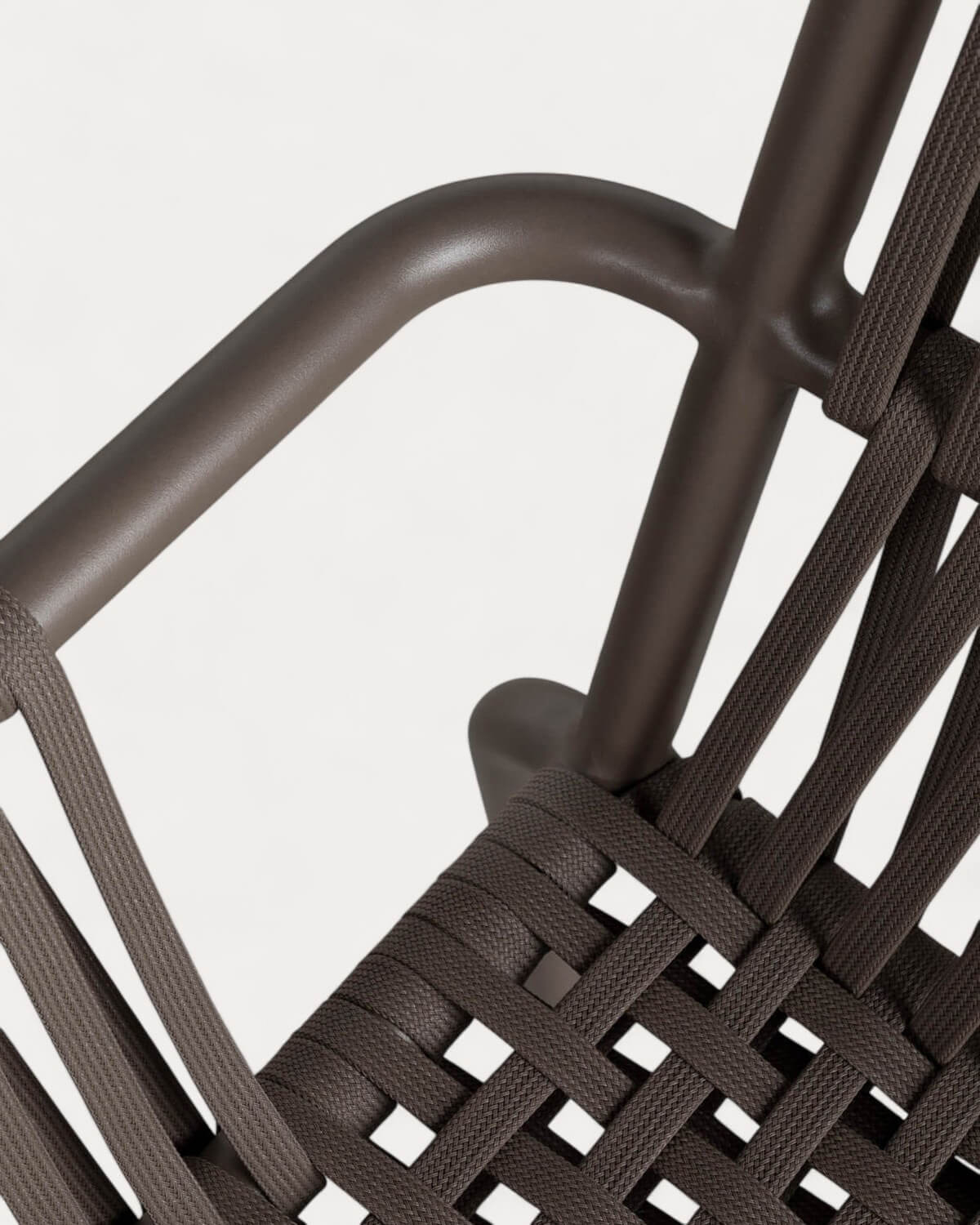 Pack of 2 Aluminium and Rope Outdoor Chairs Drian Trend, gallery image 3