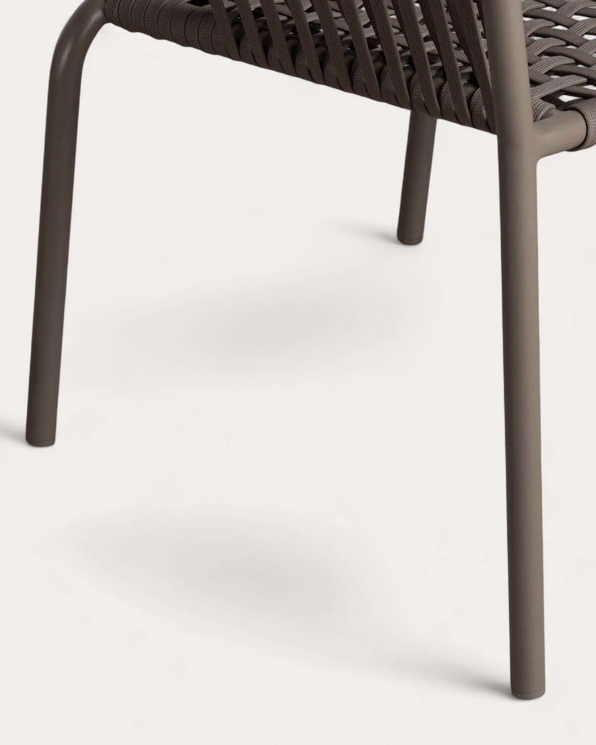 Pack of 4 Drian Trend Aluminum and Rope Outdoor Chairs, gallery image 5