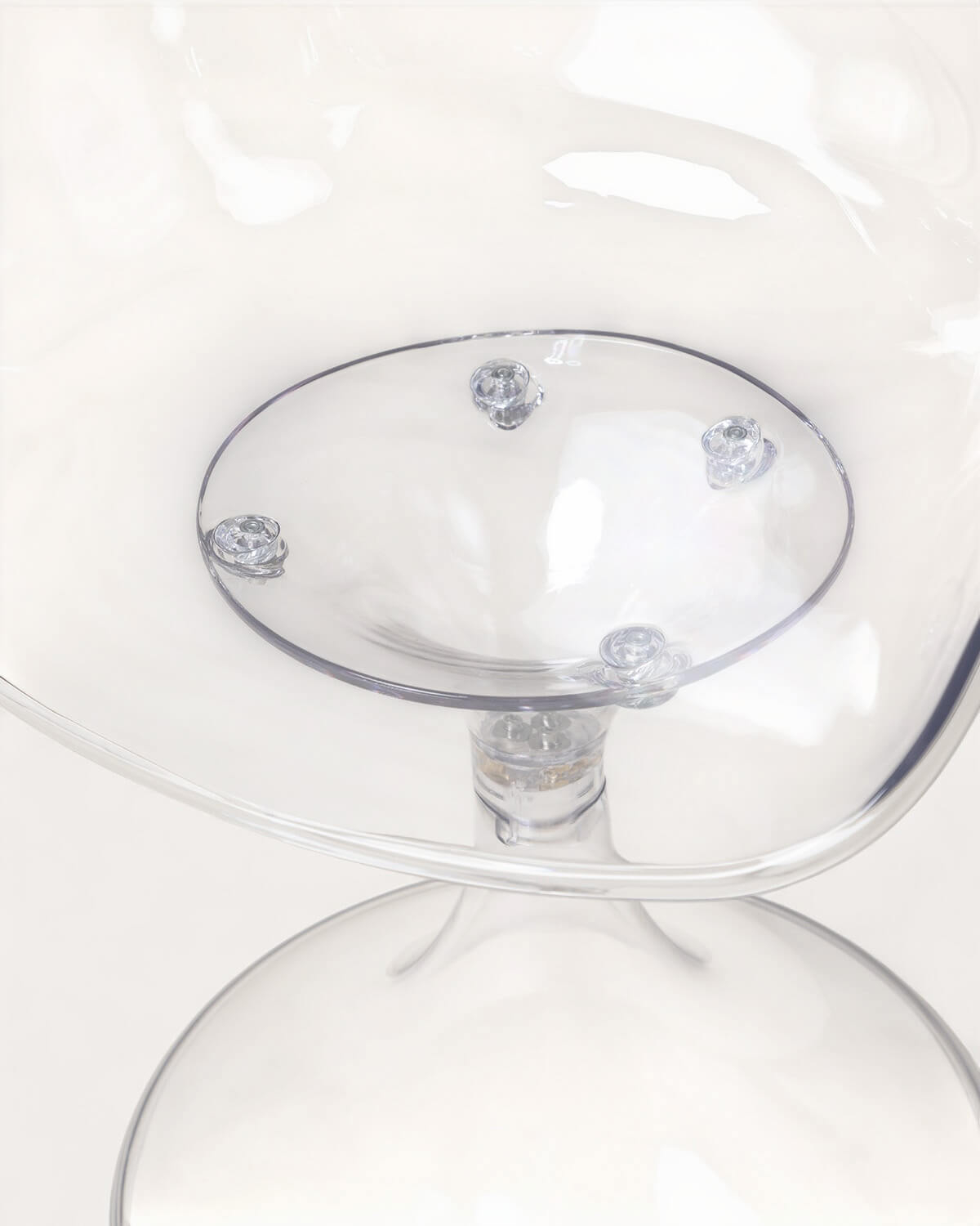 Pack 4 Polycarbonate Dining Chairs Pinhes, gallery image 8