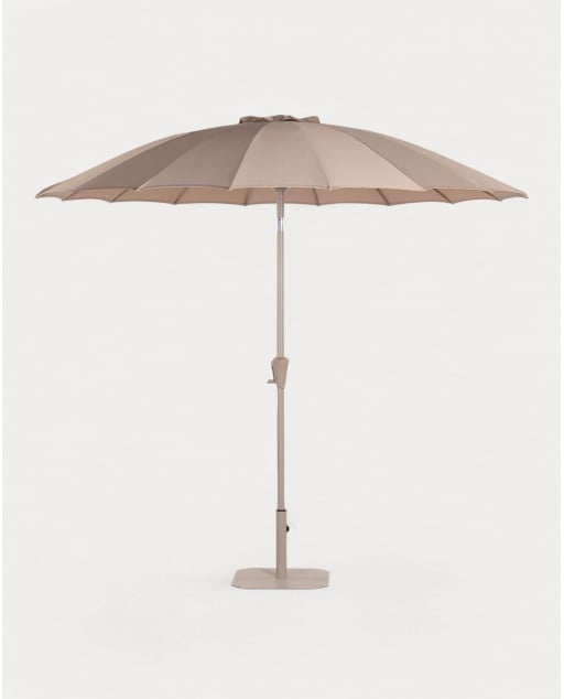 Garden and Terrace Parasol with Metal Parasol Stand Pack Somer