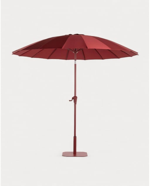 Garden and Terrace Parasol with Metal Parasol Stand Pack Somer