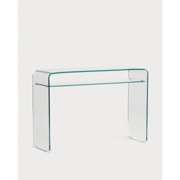 Tempered Glass Console Table (110x36 cm) Endil Tempered - The Masie