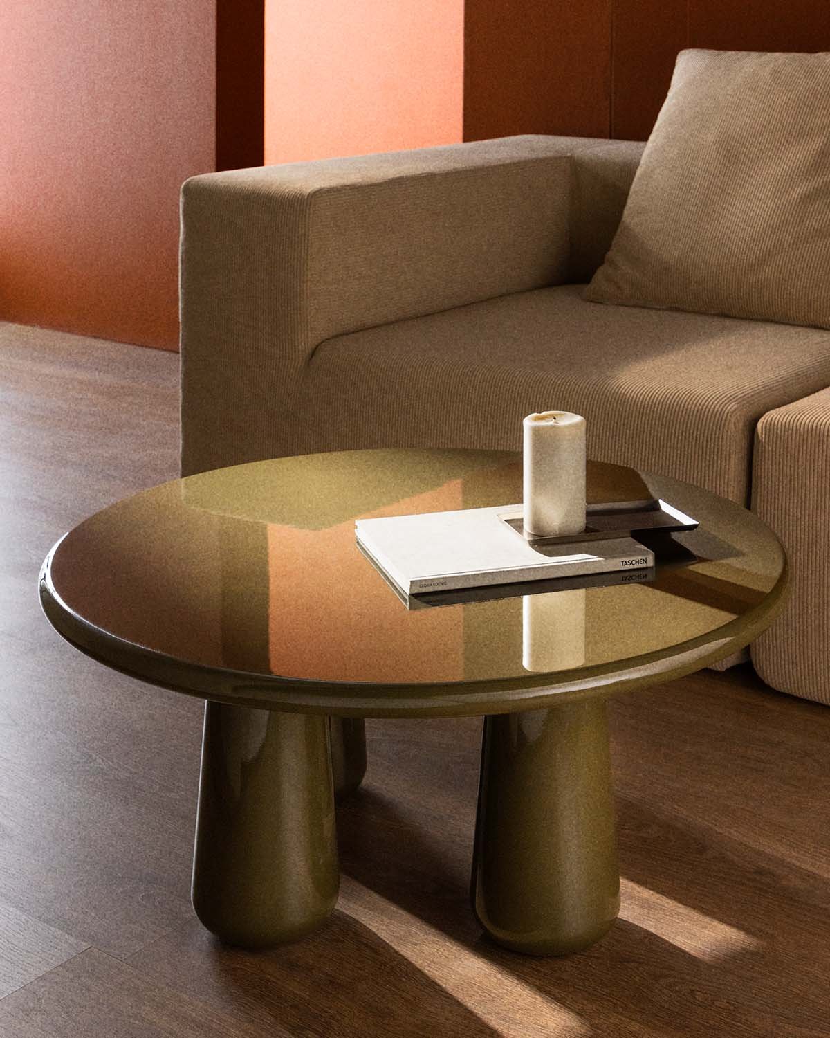 Round Wooden Side Table (Ø80 cm) Hany , gallery image 2