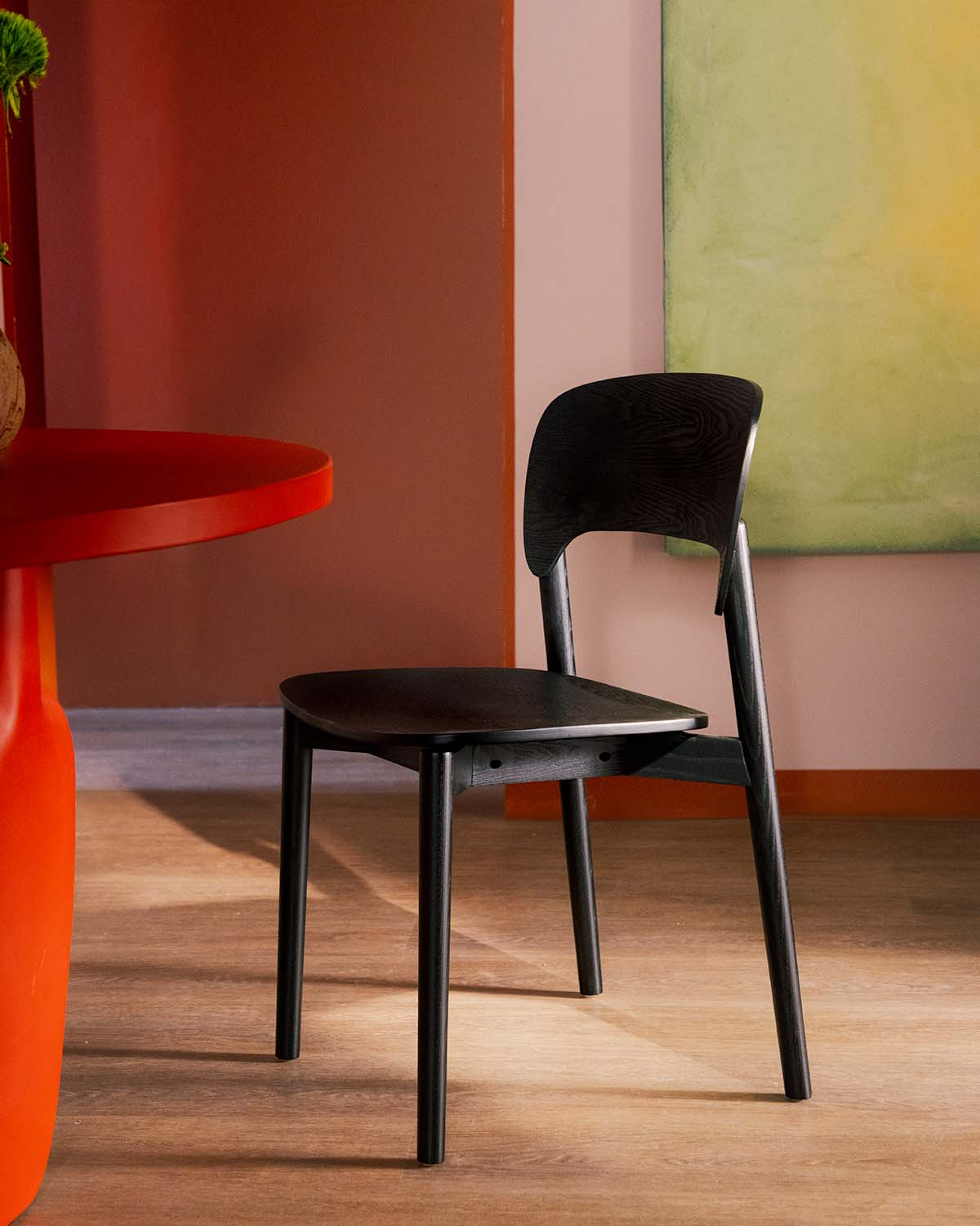 Ash Wood Dining Chair Josef, gallery image 2
