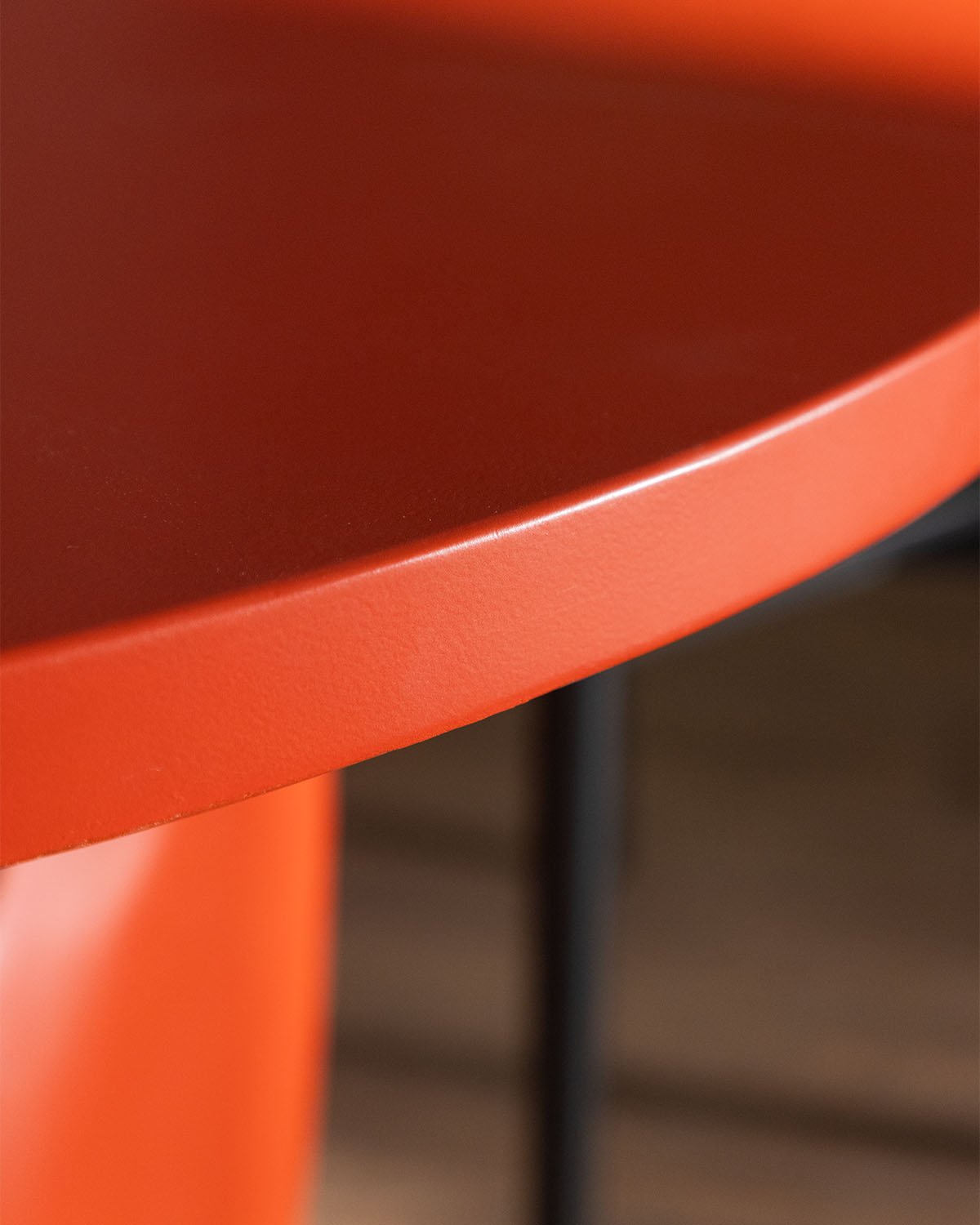 Round Cement Dining Table (Ø120 cm) Ylena, gallery image 5