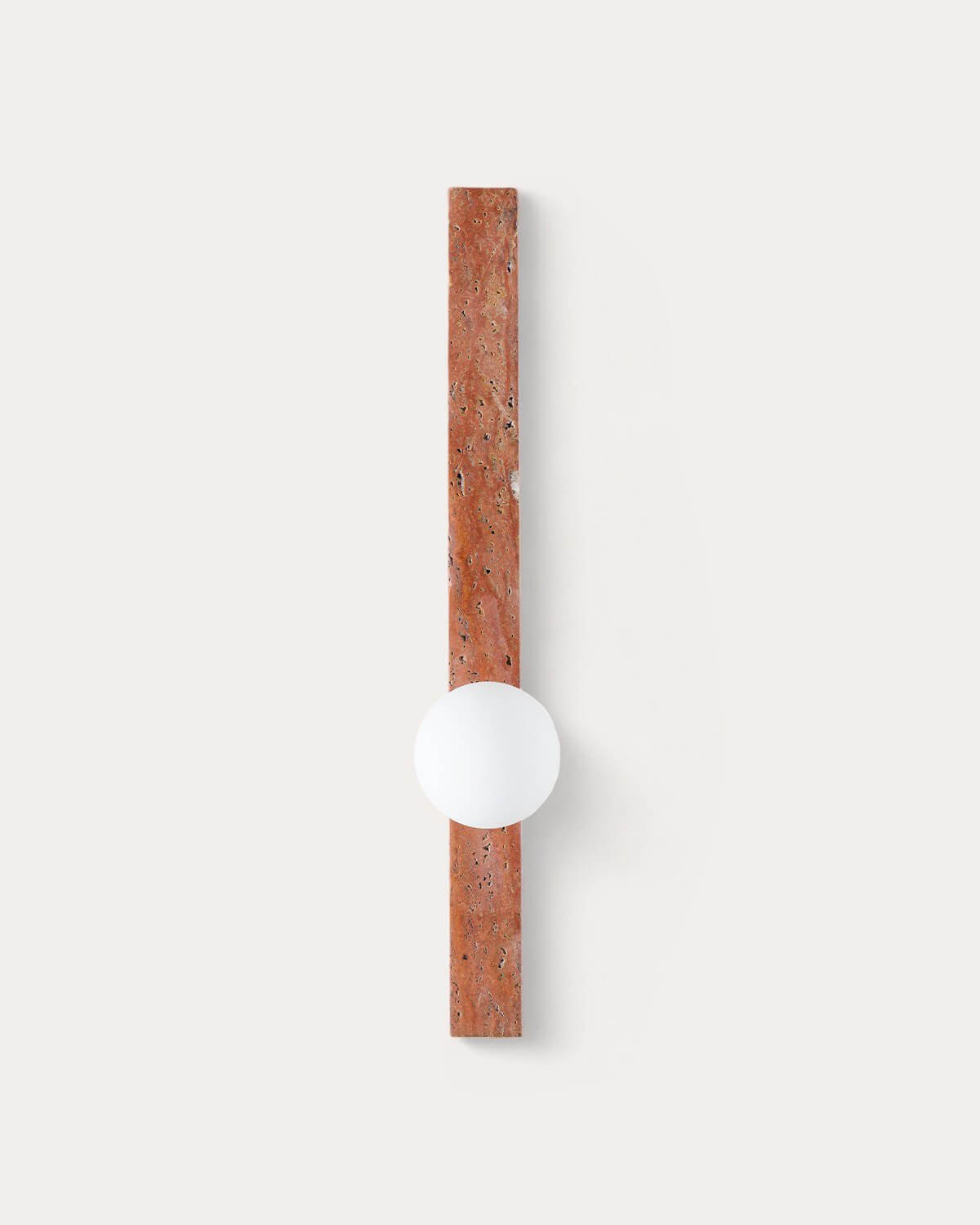 Niuras Travertine Marble Wall Sconce, gallery image 1