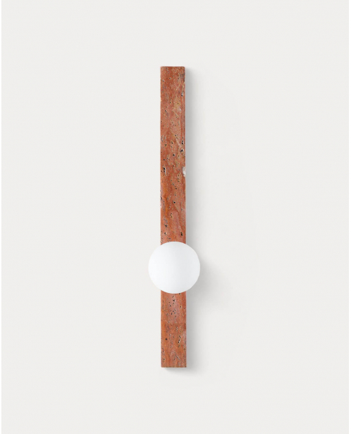 Niuras Travertine Marble Wall Sconce