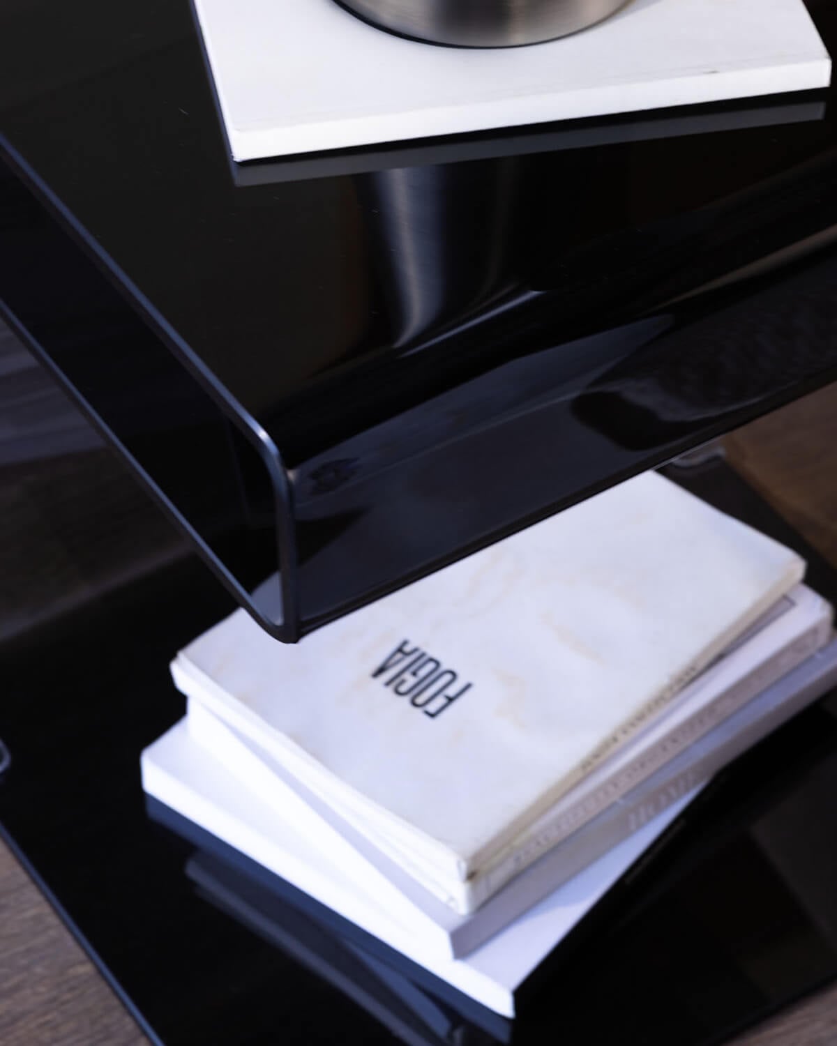 Square Glass Side Table (42x38 cm) Erox, gallery image 3