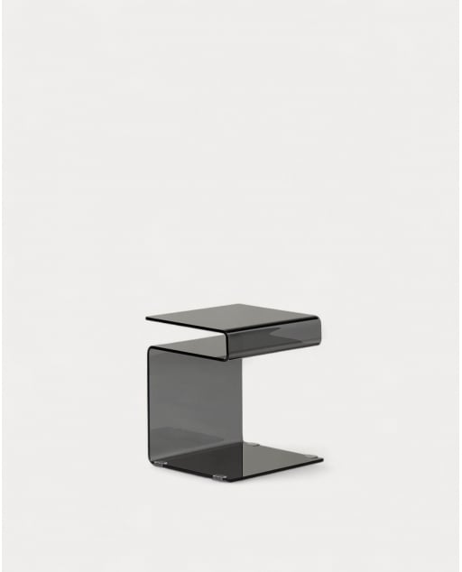 Square Glass Side Table (42x38 cm) Erox