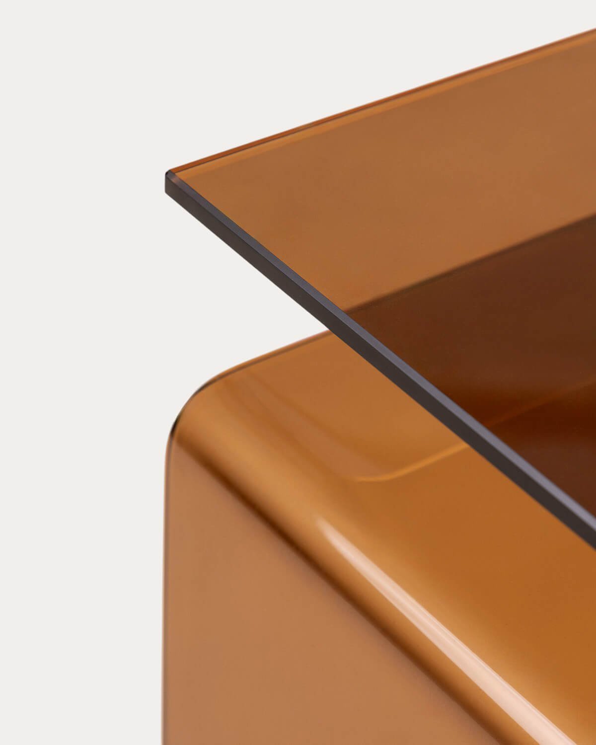 Square Glass Side Table (42x38 cm) Erox, gallery image 4