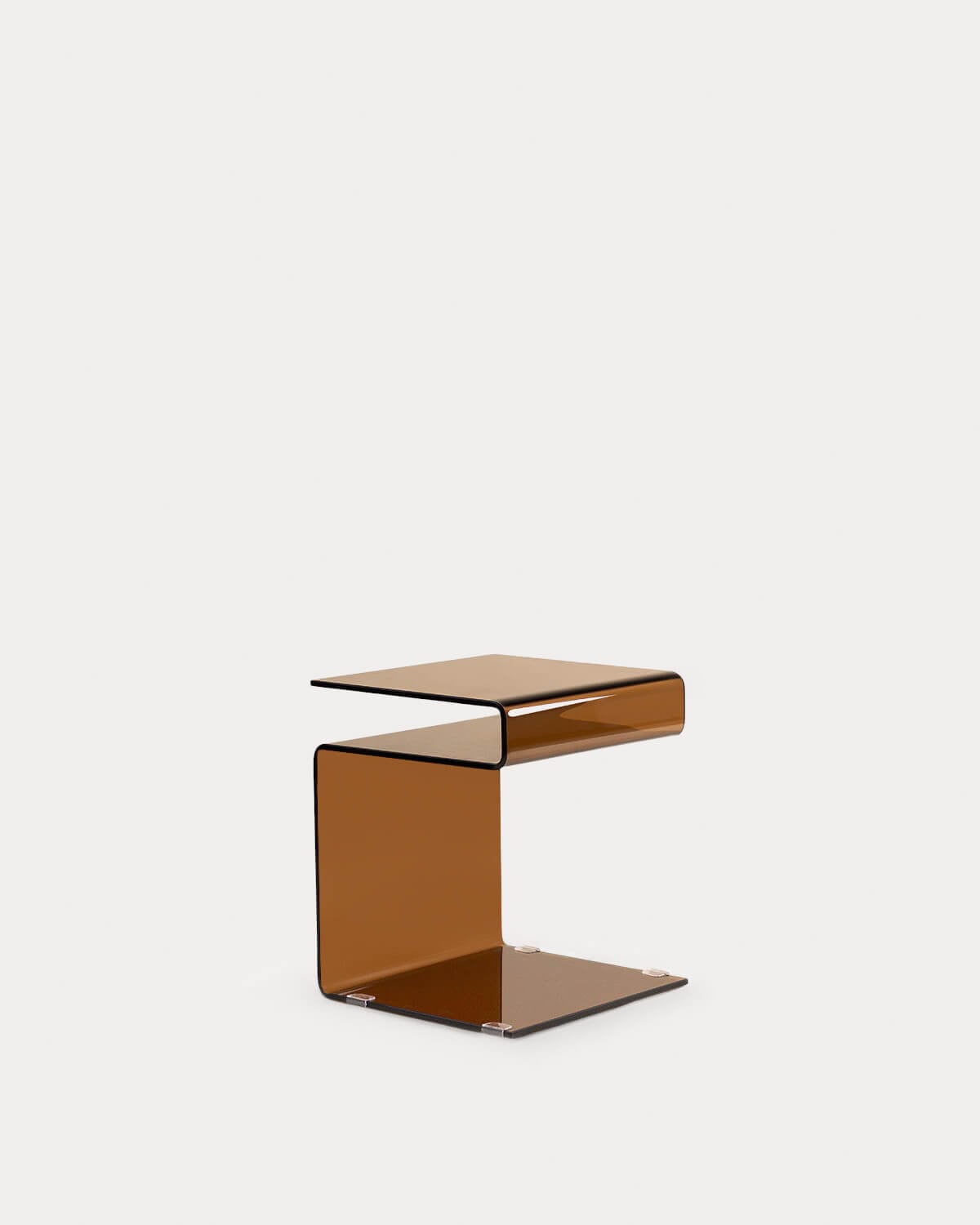 Square Glass Side Table (42x38 cm) Erox - themasie.com