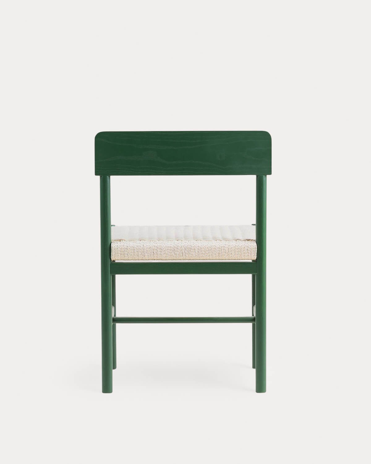 Paula Wooden and Rattan Dining Chair, gallery image 5