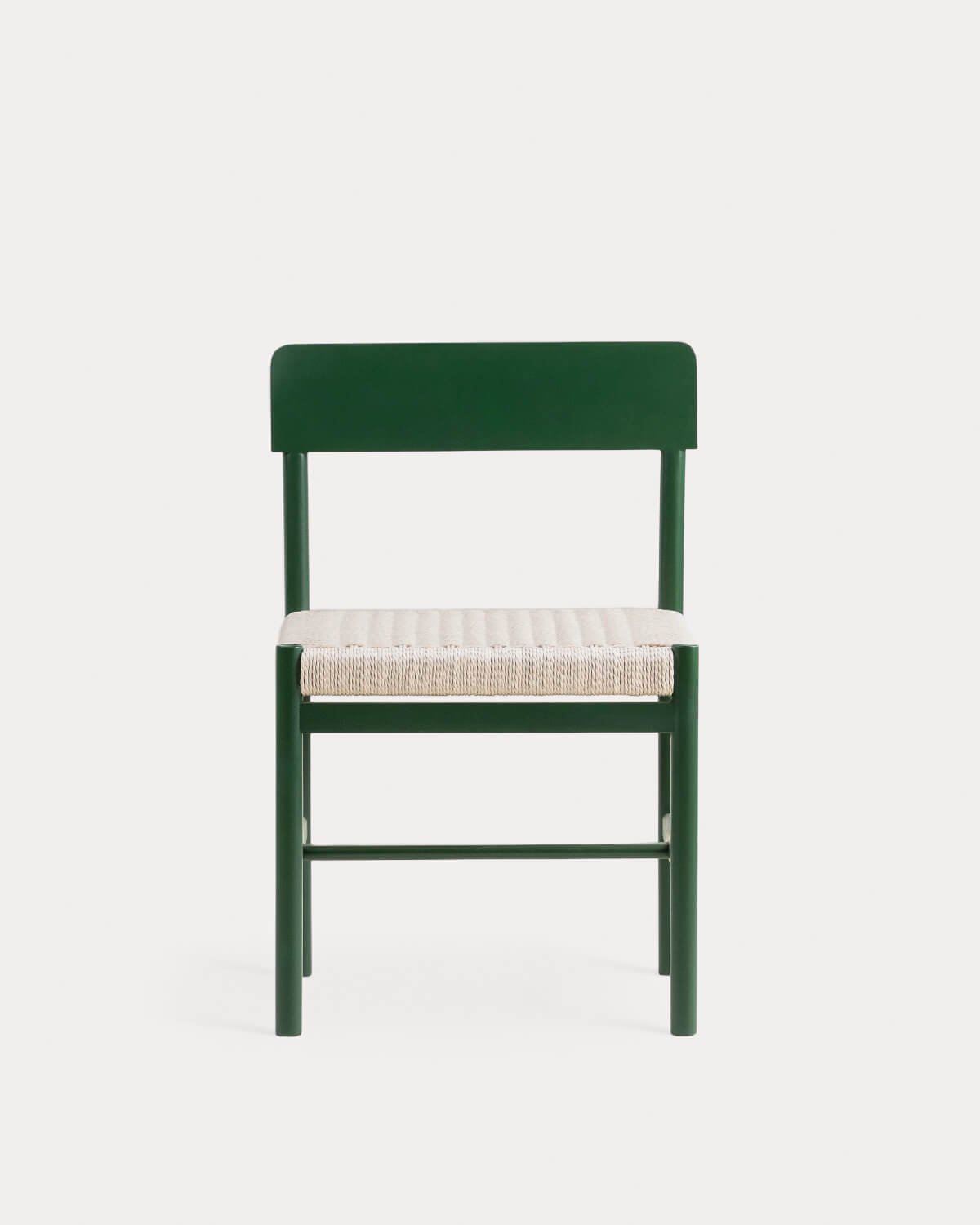 Pack 2 Wooden and Rattan Dining Chairs Paula, gallery image 6