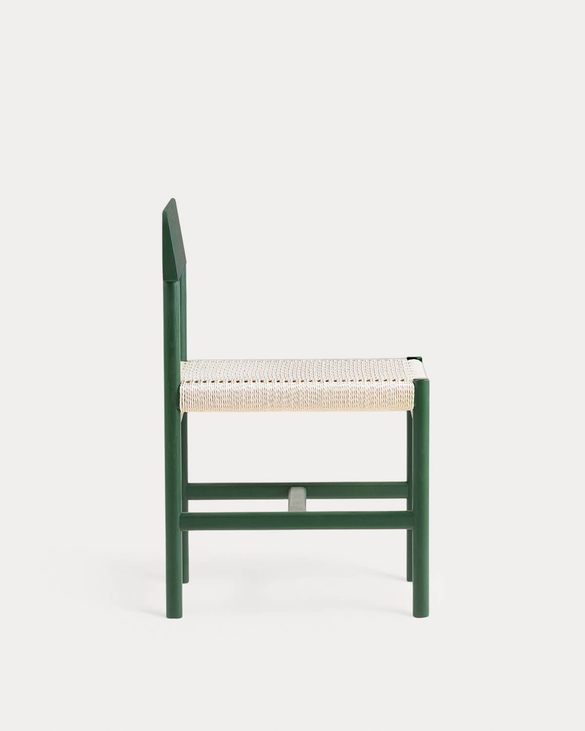 Pack 4 Wooden and Rattan Dining Chairs Paula, gallery image 4