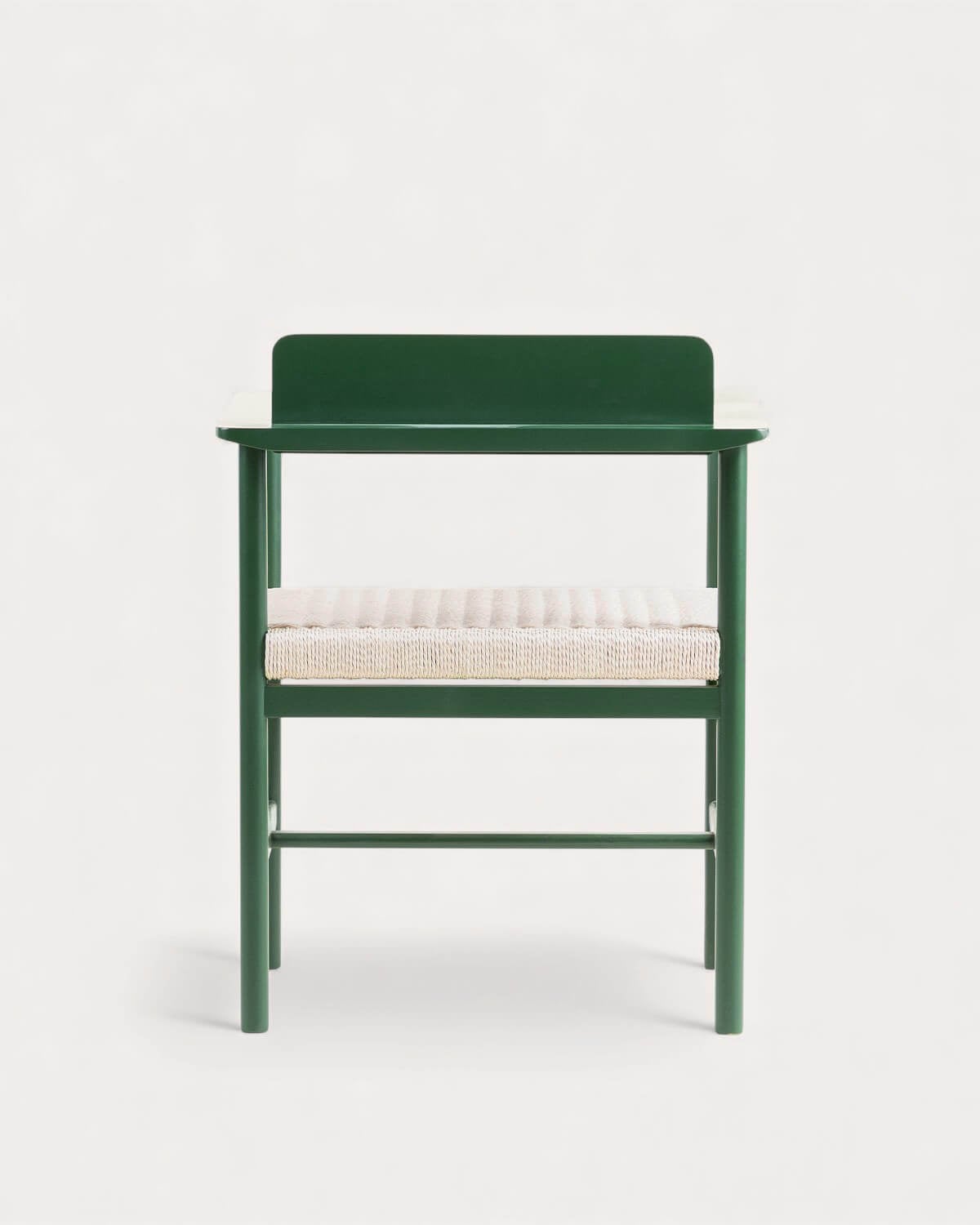 Silla de Comedor con Resposabrazos de Madera y Ratán Paula, imagen de galer&iacute;a 4777846