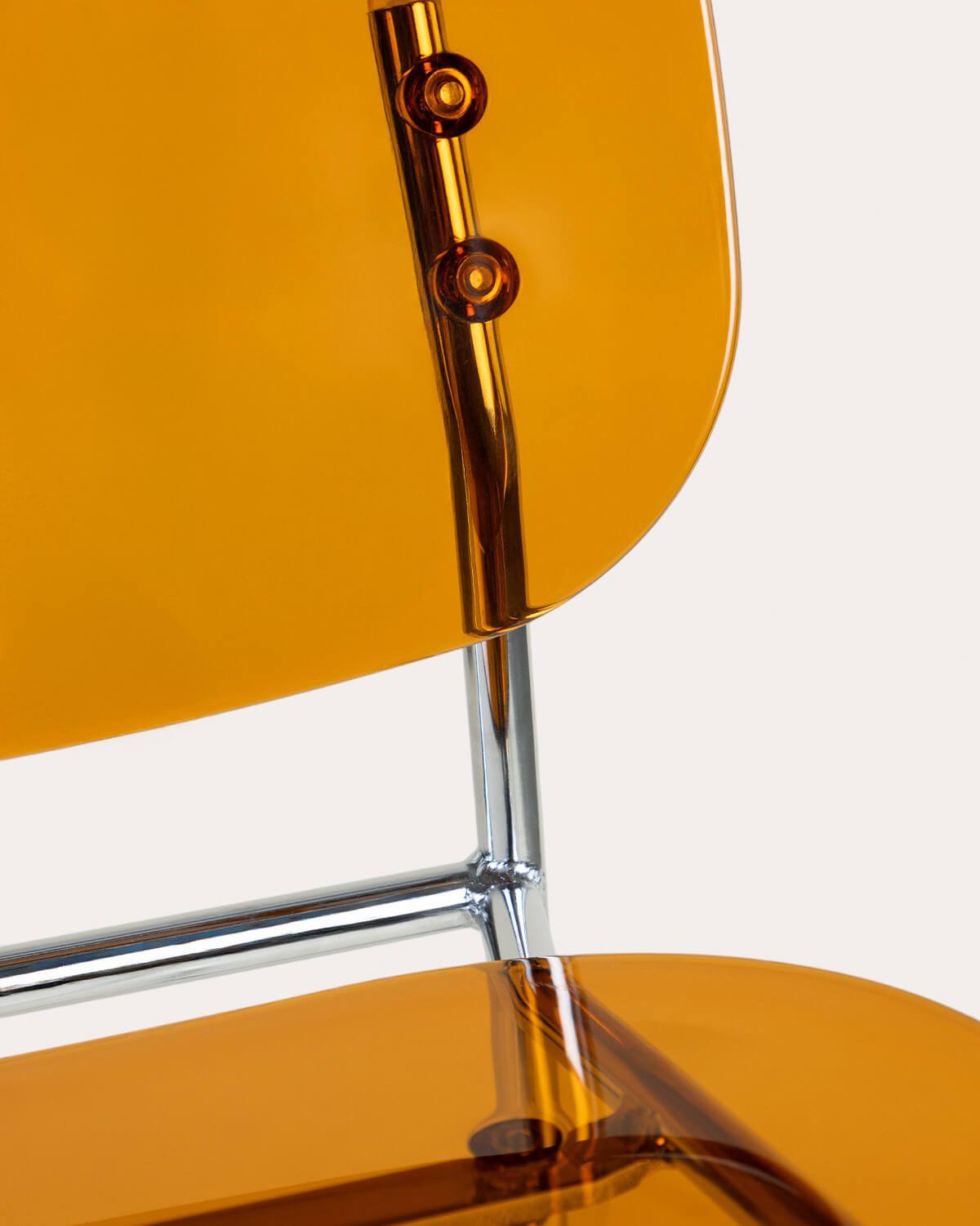 Pack 2 High Polyethylene and Metal Stools (77 cm) Pinha, gallery image 7