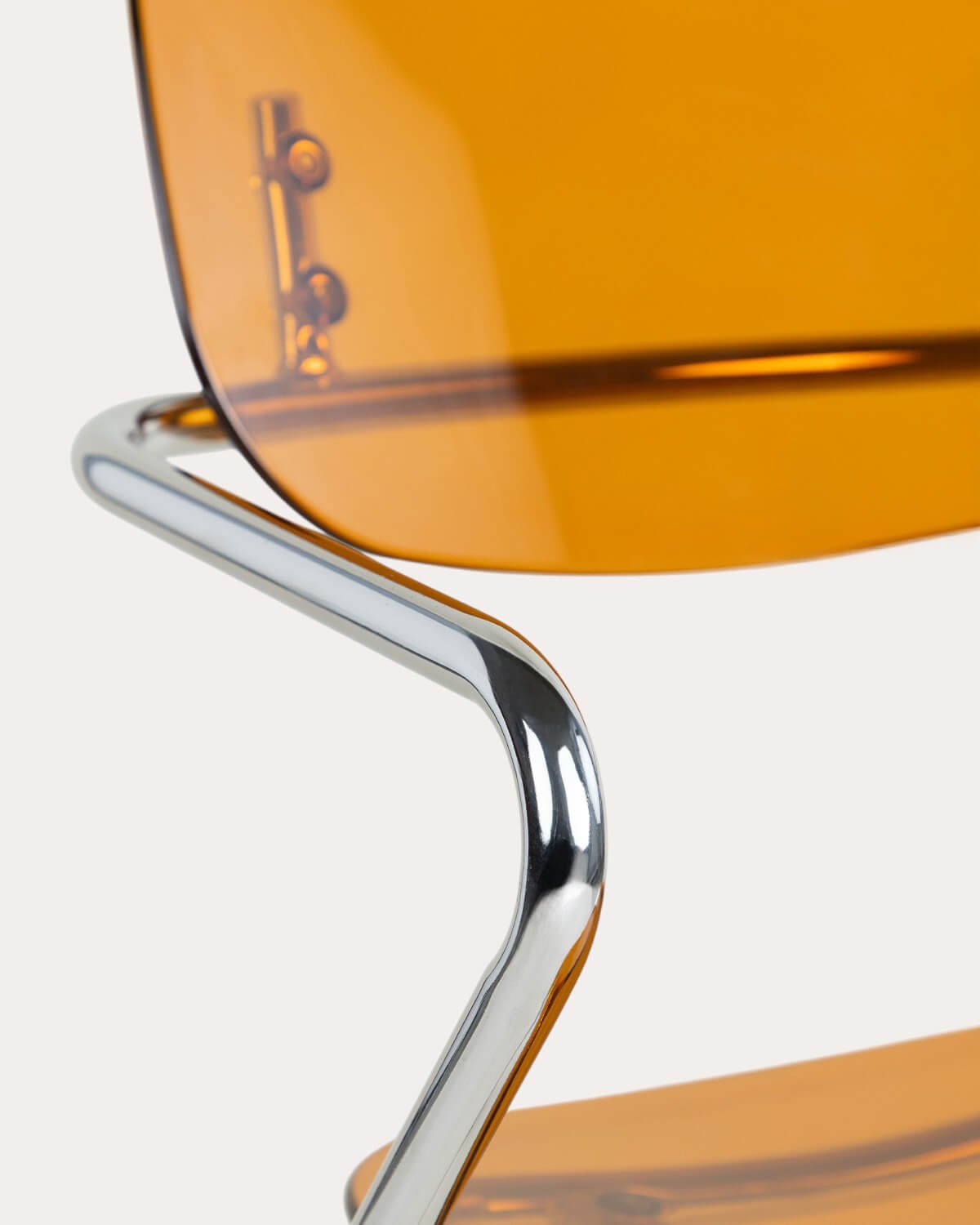 Dining Chair with Polyethylene and Metal Armrests Pinha, gallery image 5