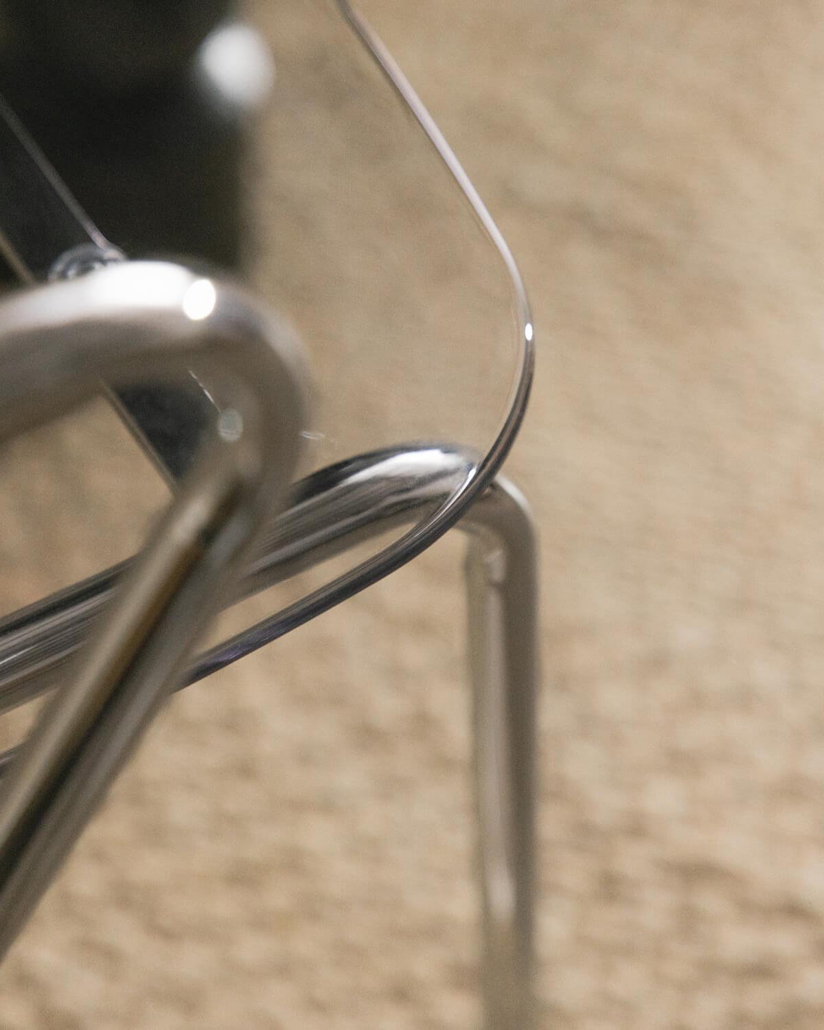 Dining Chair with Polyethylene and Metal Armrests Pinha, gallery image 3