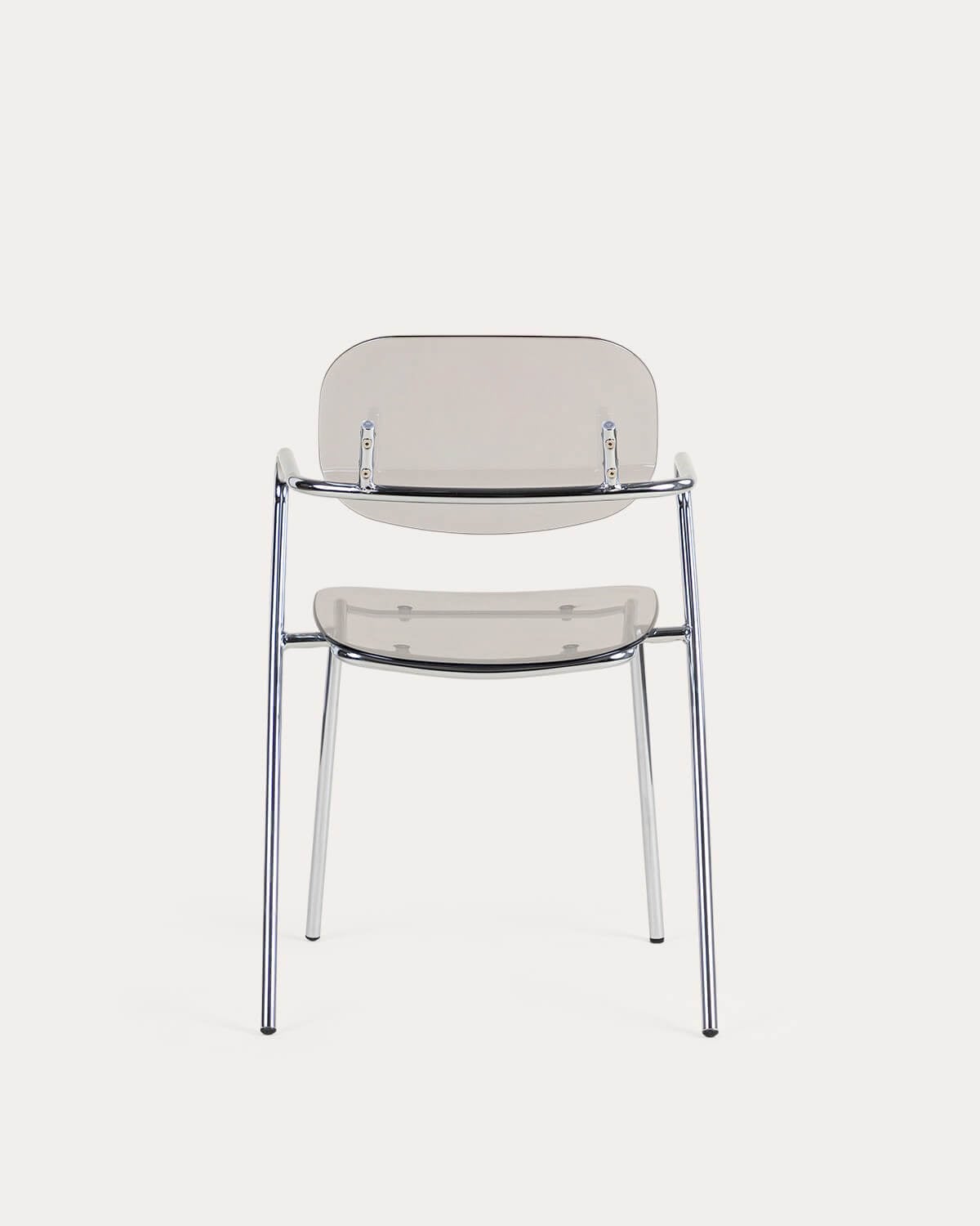 Dining Chair with Polyethylene and Metal Armrests Pinha, gallery image 5