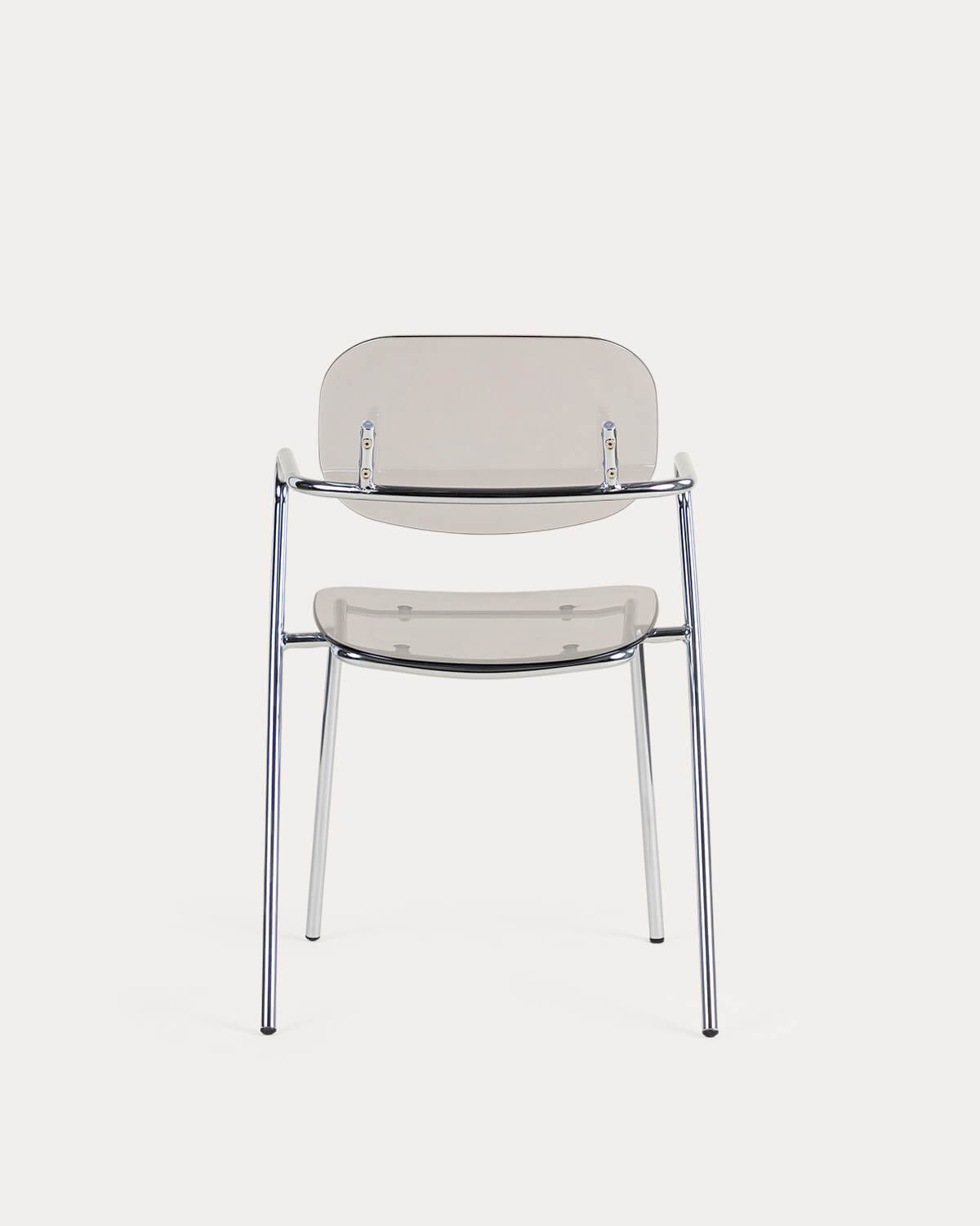 Pack 4 Dining Chairs with Polyethylene and Metal Armrests Pinha, gallery image 5