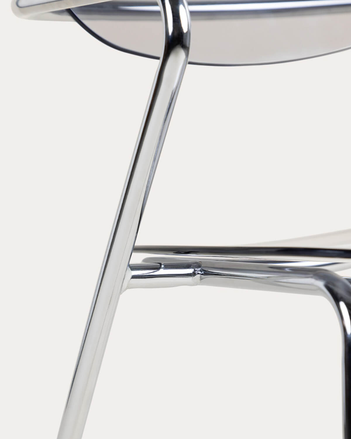 Pack 4 Dining Chairs with Polyethylene and Metal Armrests Pinha, gallery image 7