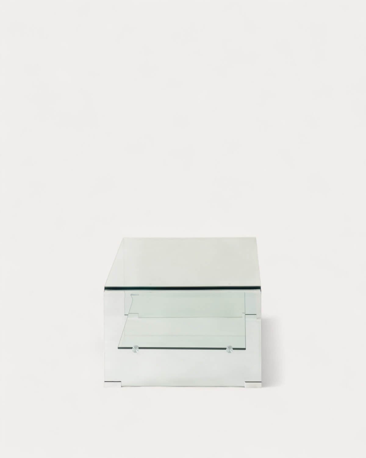 Rectangular coffee table 110x55 cm made of tempered glass Endil, gallery image 4