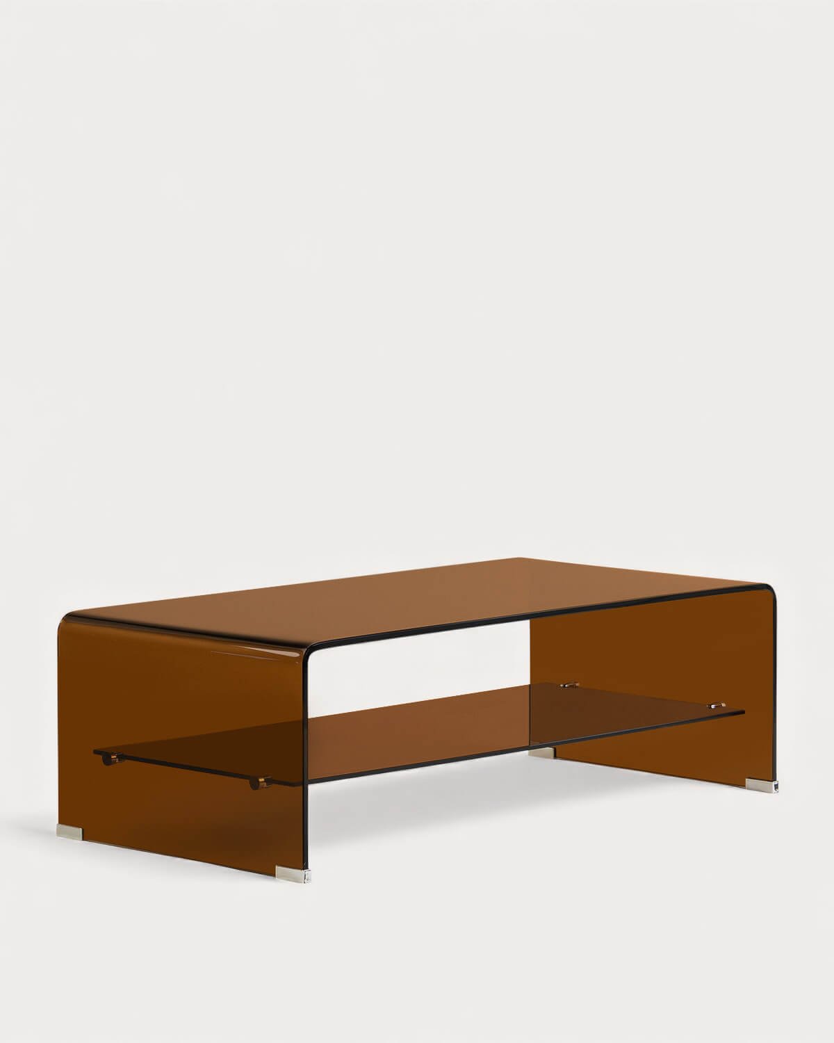 Rectangular Tempered Glass Coffee Table (110,5 x 55,5 cm) Endil, gallery image 1