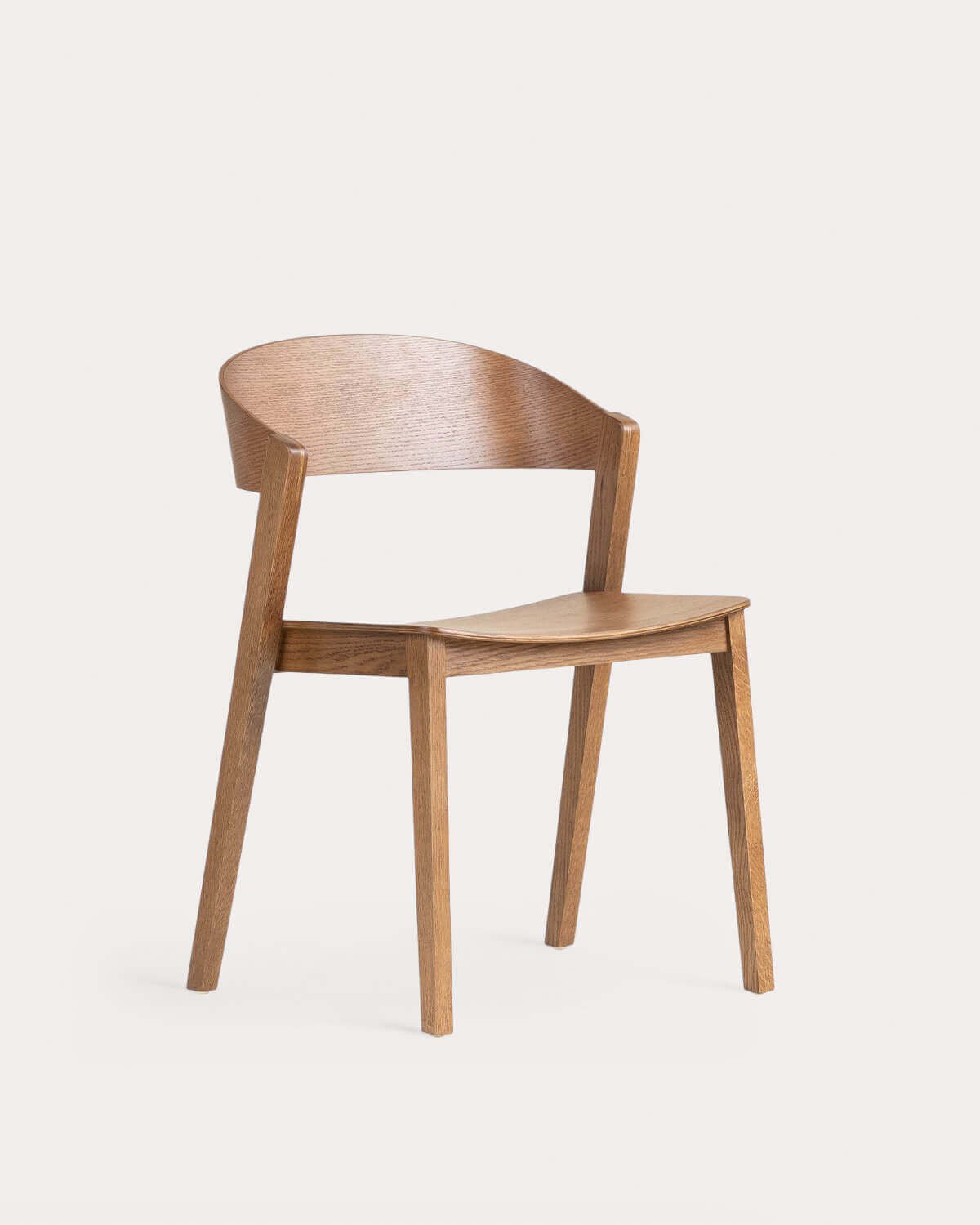 Oval Dining Table Set (180x100 cm) Alhie and 4 Laly Wooden Dining Chairs, gallery image 3