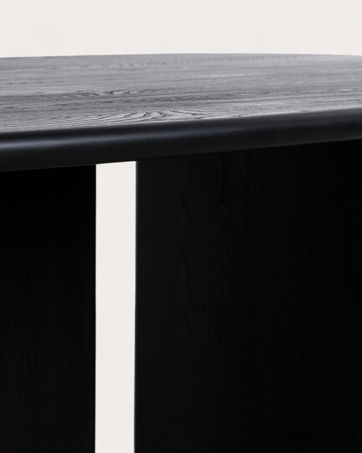 Set Rectangular Dining Table (220x110 cm) Kuroen and 8 Wooden Dining Chairs Ticher, gallery image 8