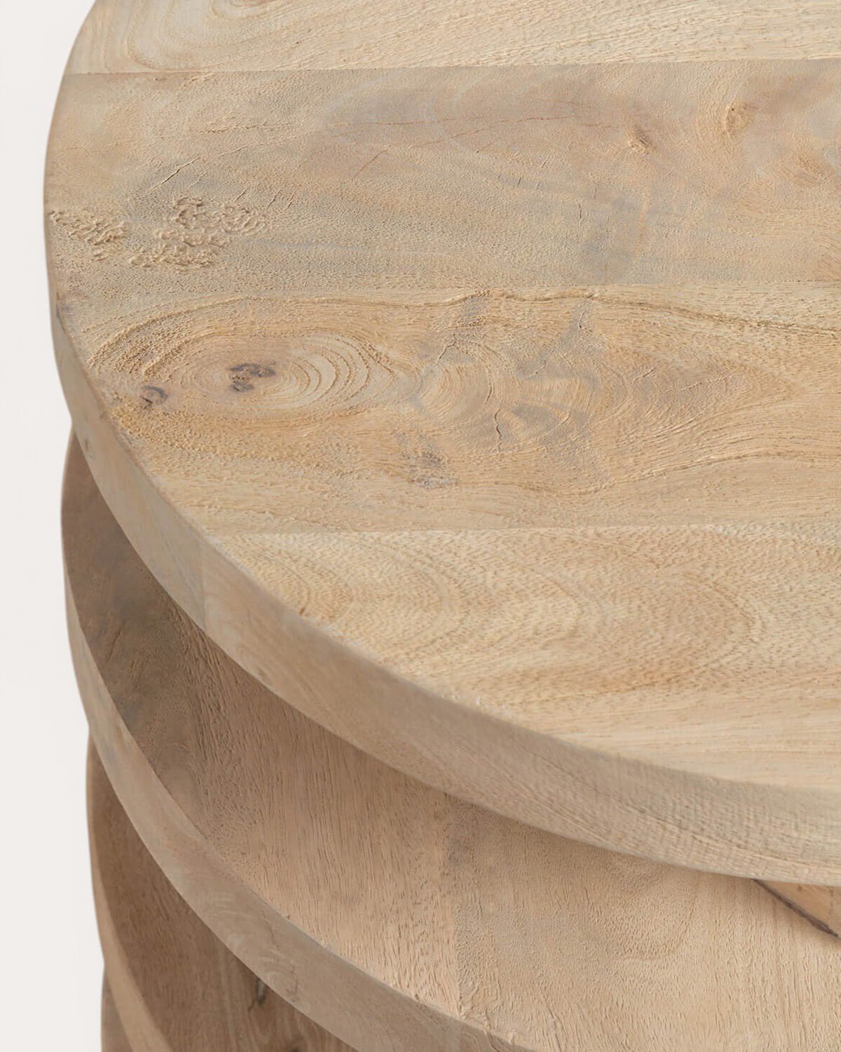 Round Wooden Coffee Table (Ø45,5 cm) Auren, gallery image 5