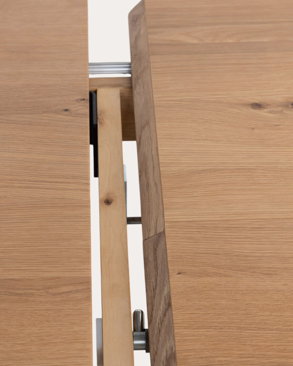 Extendable Dining Table Set (195-285x90 cm) Deran and 8 Laly Wooden Chairs, gallery image 12