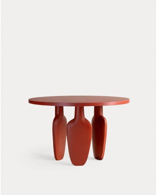 Round Cement Dining Table (Ø120 cm) Ylena