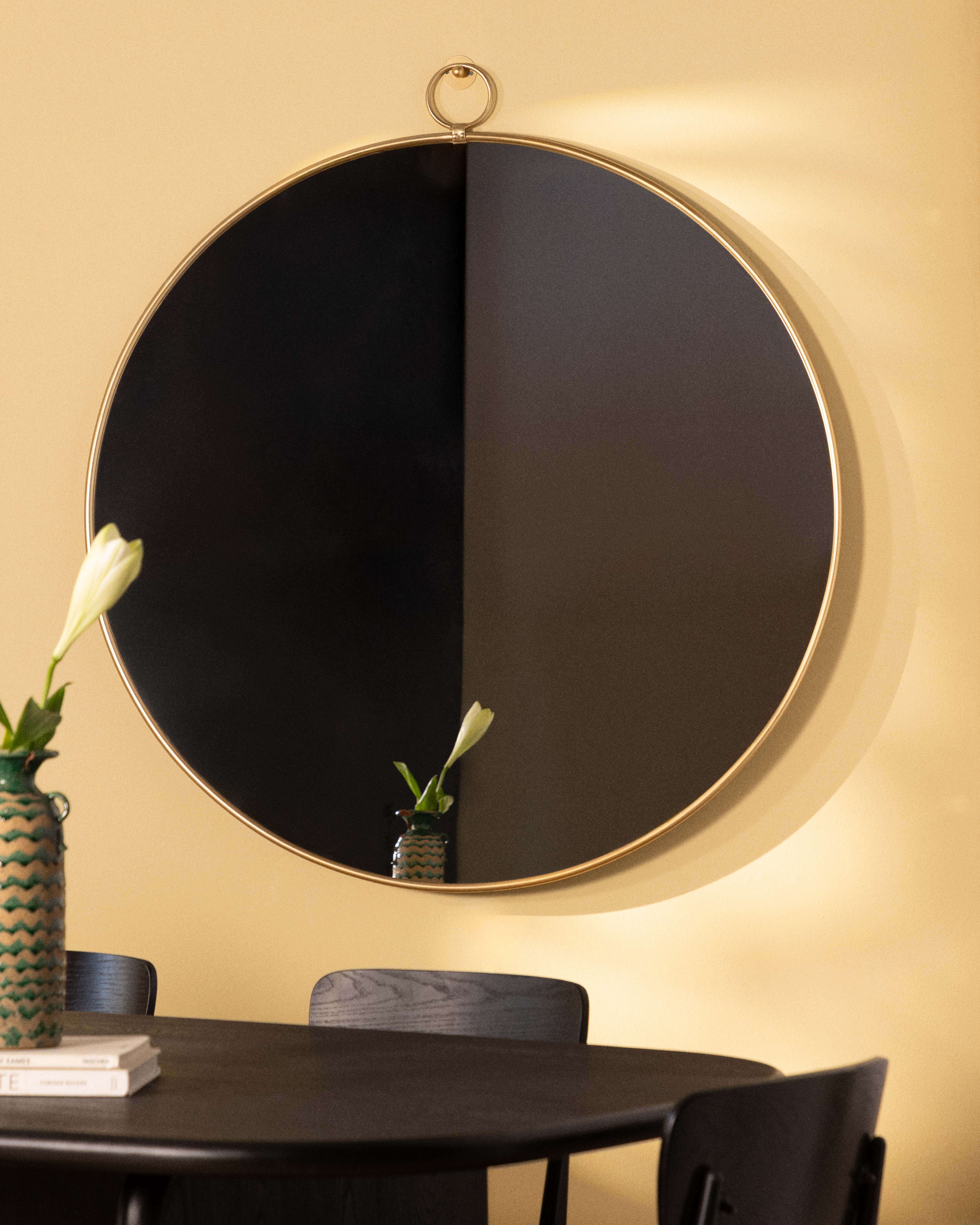 Round Metal Wall Mirror (Ø120 cm) Dario, gallery image 2