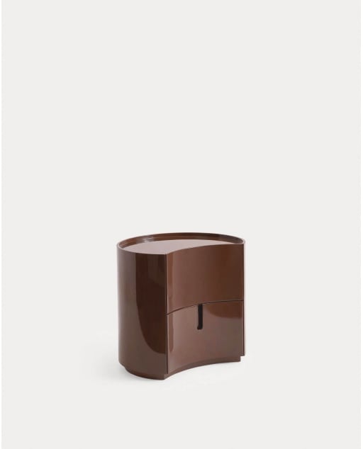 Pack of 2 Wooden Bedside Tables with Drawers (50x42 cm) Karyna